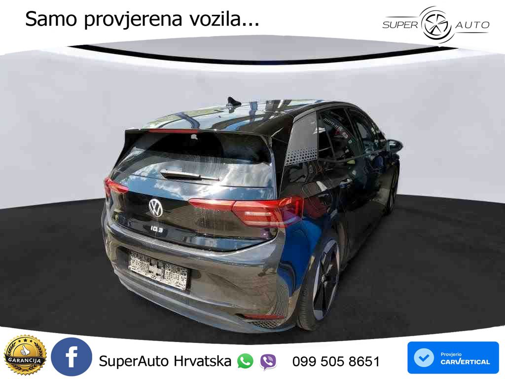Volkswagen ID.3 Pro Performance 62 kWh (204 KS) LED+GR SJED+ACC