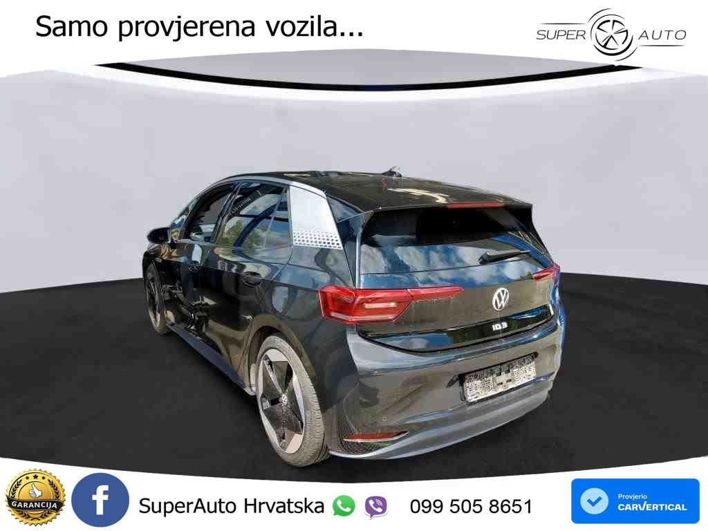 Volkswagen ID.3 Pro Performance 62 kWh (204 KS) LED+GR SJED+ACC