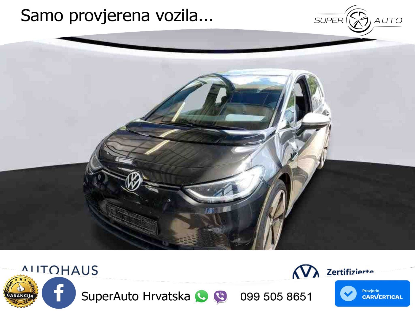 Volkswagen ID.3 Pro Performance 62 kWh (204 KS) LED+GR SJED+ACC