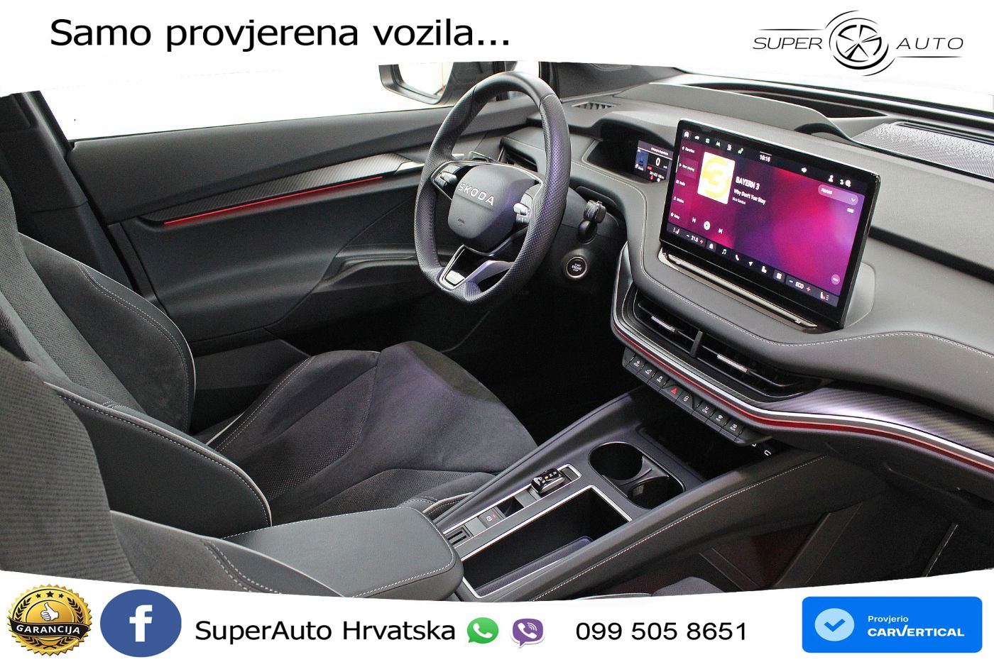 Škoda Enyaq 85 82 kWh (286 KS) SportLine LED+GR SJED+ACC