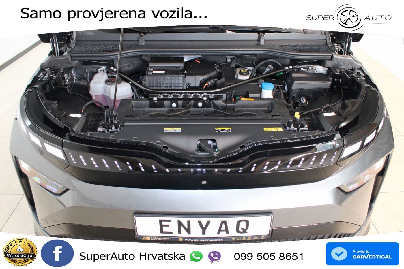 Škoda Enyaq 85 82 kWh (286 KS) SportLine LED+GR SJED+ACC