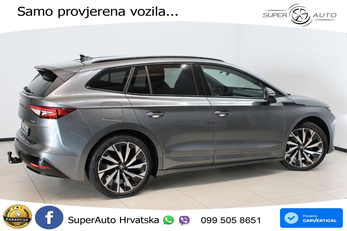 Škoda Enyaq 85 82 kWh (286 KS) SportLine LED+GR SJED+ACC