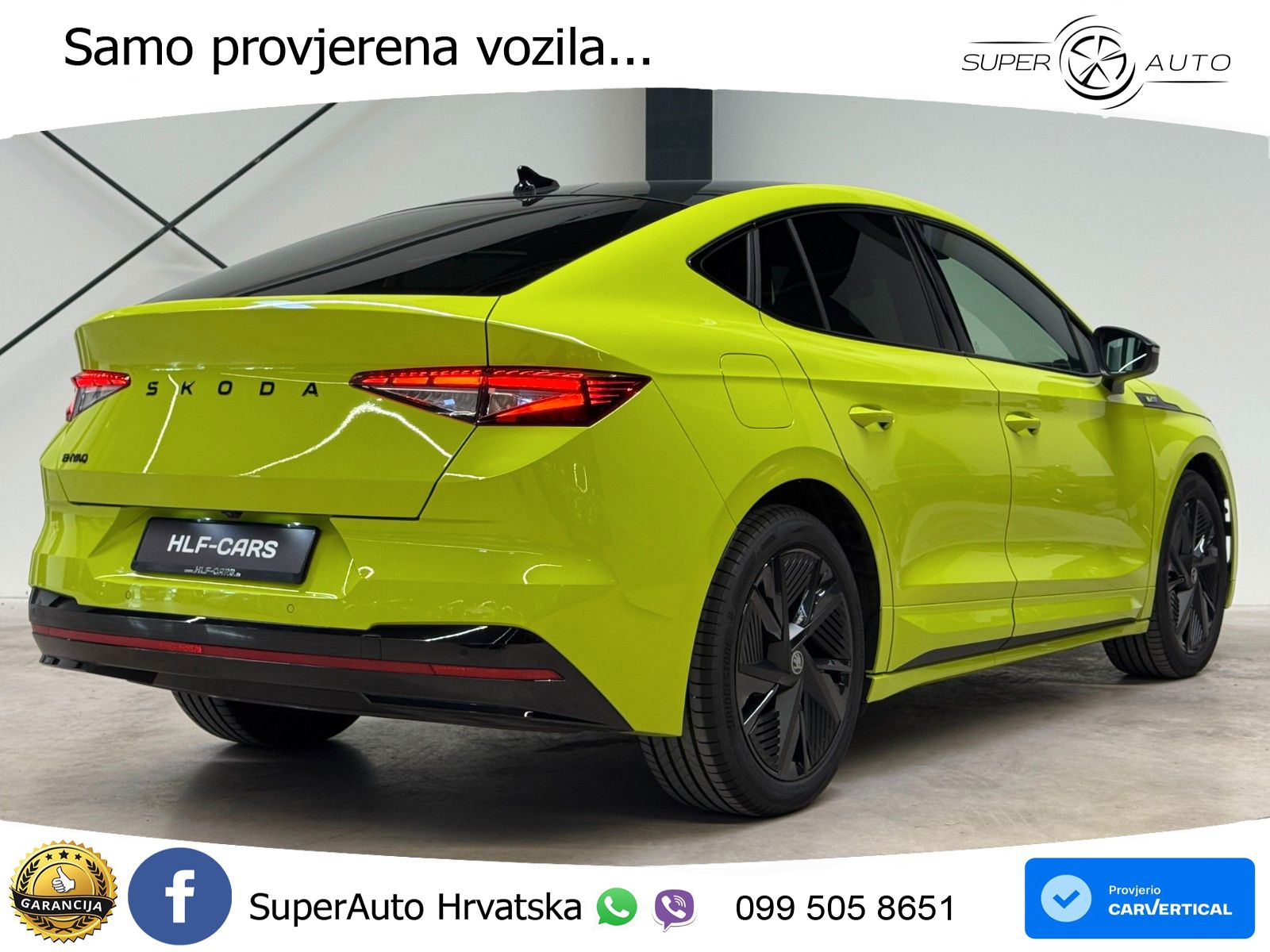Škoda Enyaq Coupe iV RS 82 kWh (340 KS) AWD Lounge LED+GR SJED+ACC