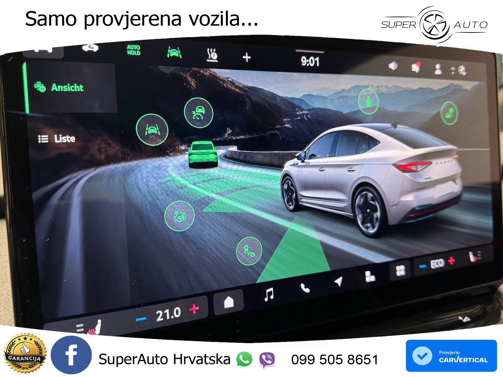 Škoda Enyaq Coupe iV RS 82 kWh (340 KS) AWD Lounge LED+GR SJED+ACC