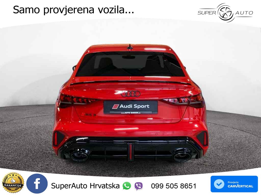 Audi RS3 Sedan 2.5 TFSI (400 KS) quattro S tronic LED+GR SJED+ACC