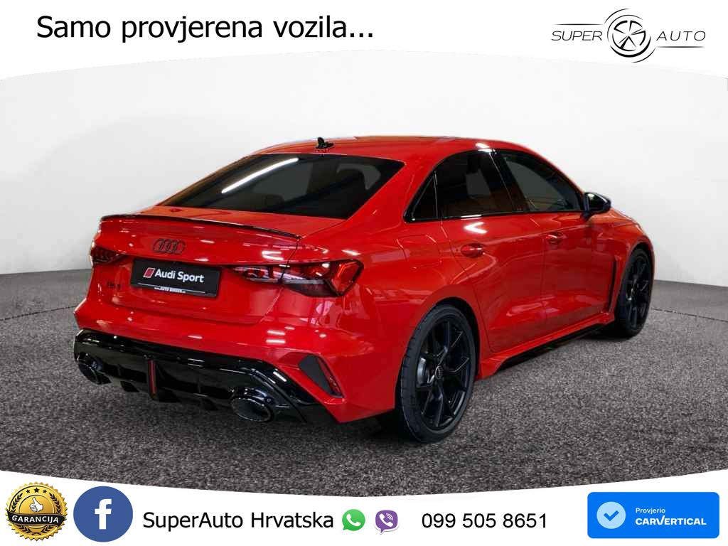 Audi RS3 Sedan 2.5 TFSI (400 KS) quattro S tronic LED+GR SJED+ACC