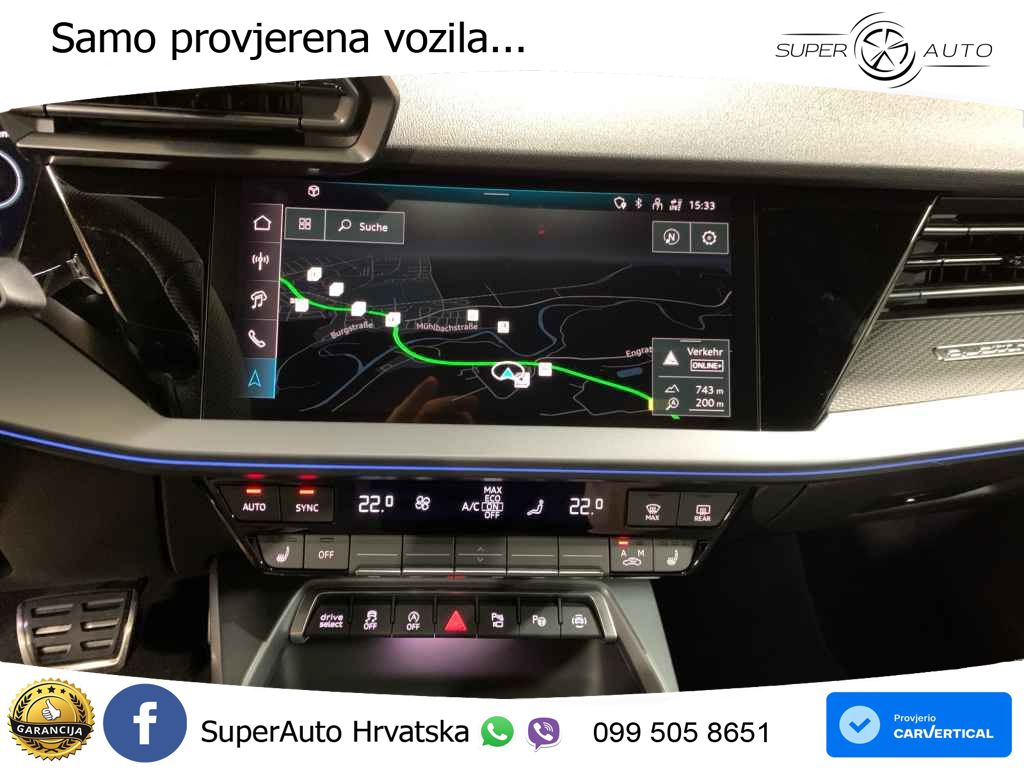 Audi RS3 Sedan 2.5 TFSI (400 KS) quattro S tronic LED+GR SJED+ACC