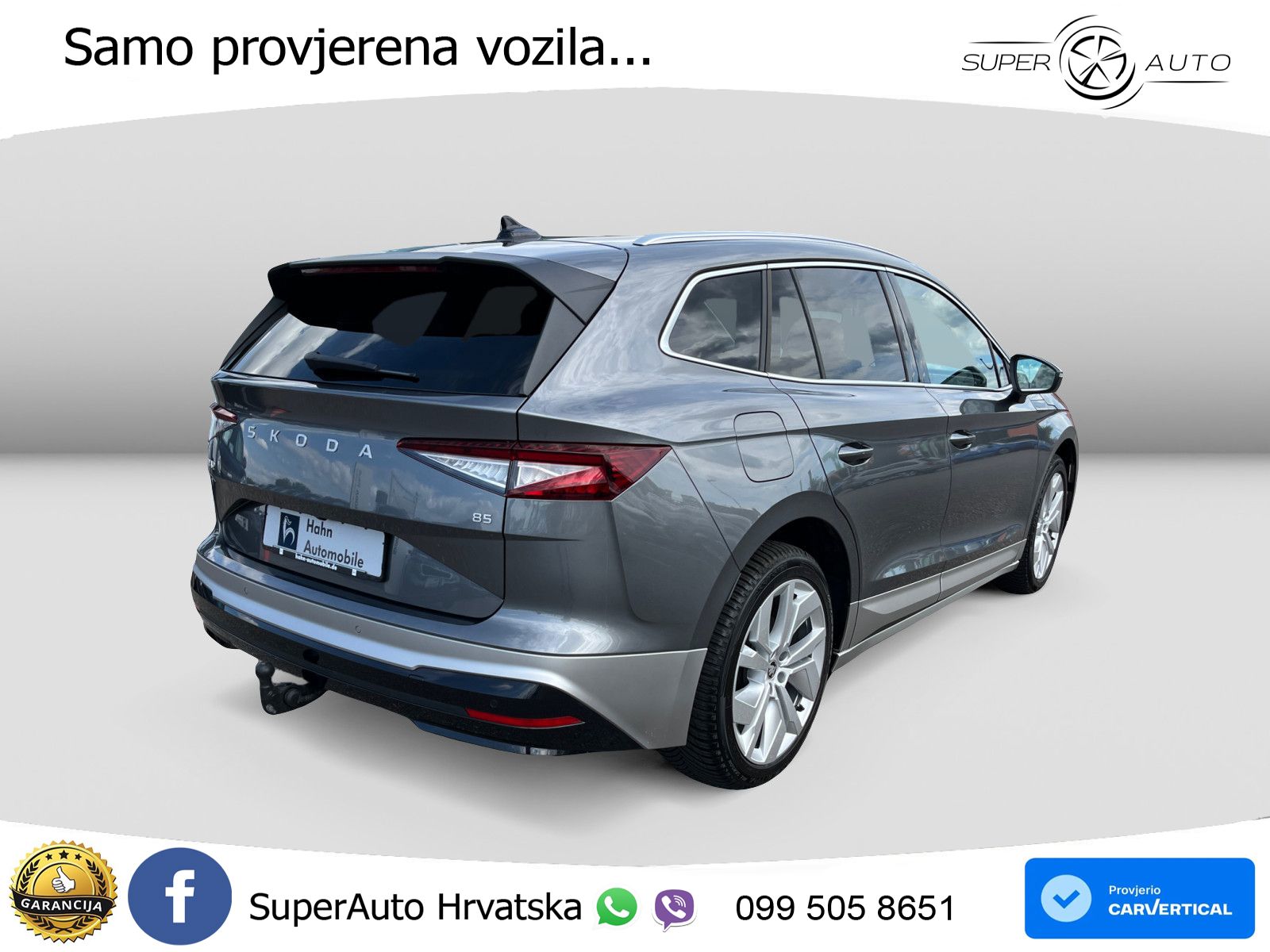 Škoda Enyaq 85 82 kWh (286 KS) LED+GR SJED+ACC