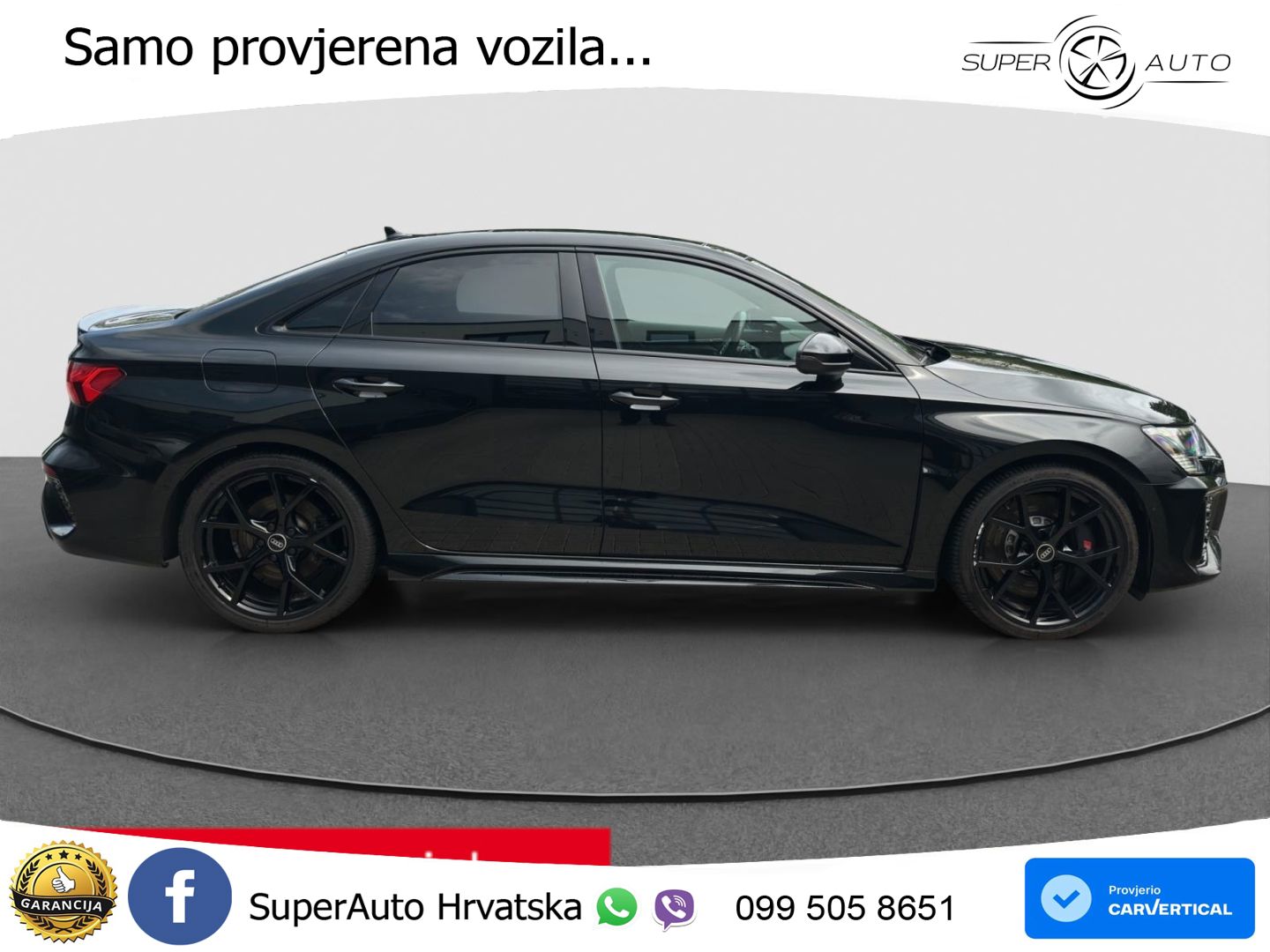 Audi RS3 Sedan 2.5 TFSI (400 KS) quattro S tronic LED+GR SJED+ACC