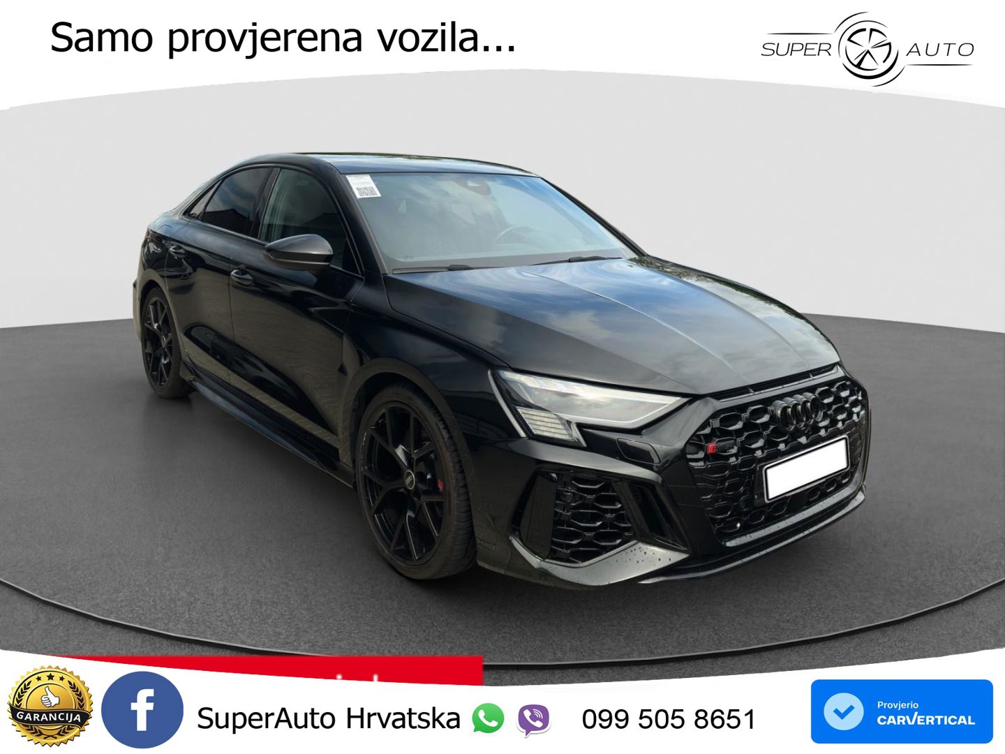 Audi RS3 Sedan 2.5 TFSI (400 KS) quattro S tronic LED+GR SJED+ACC