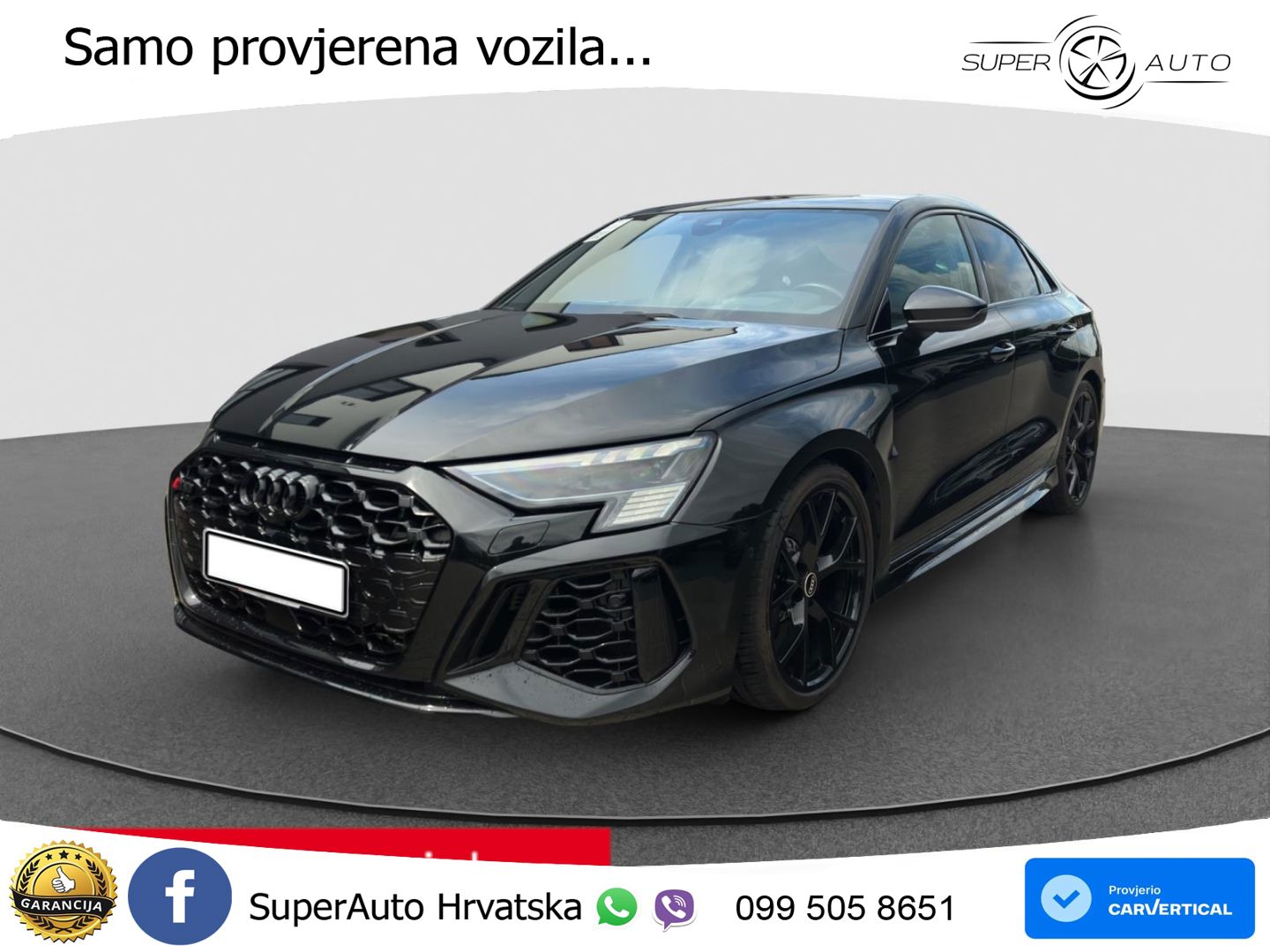 Audi RS3 Sedan 2.5 TFSI (400 KS) quattro S tronic LED+GR SJED+ACC
