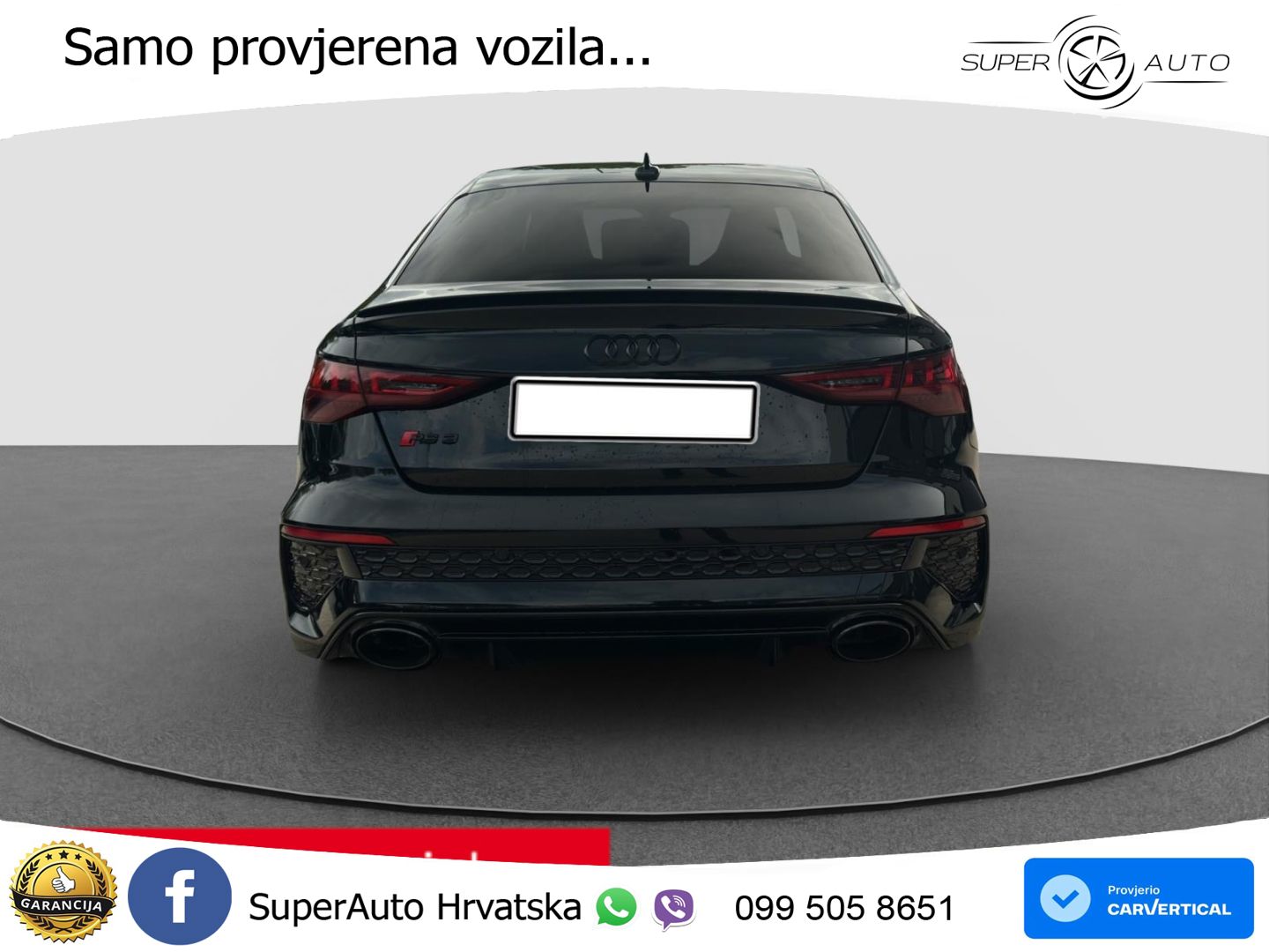 Audi RS3 Sedan 2.5 TFSI (400 KS) quattro S tronic LED+GR SJED+ACC