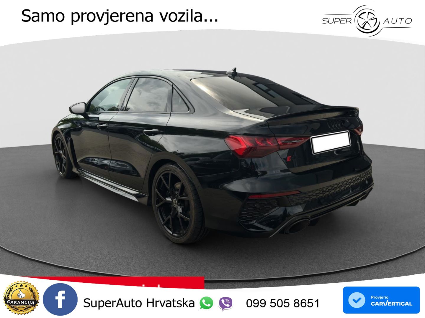 Audi RS3 Sedan 2.5 TFSI (400 KS) quattro S tronic LED+GR SJED+ACC