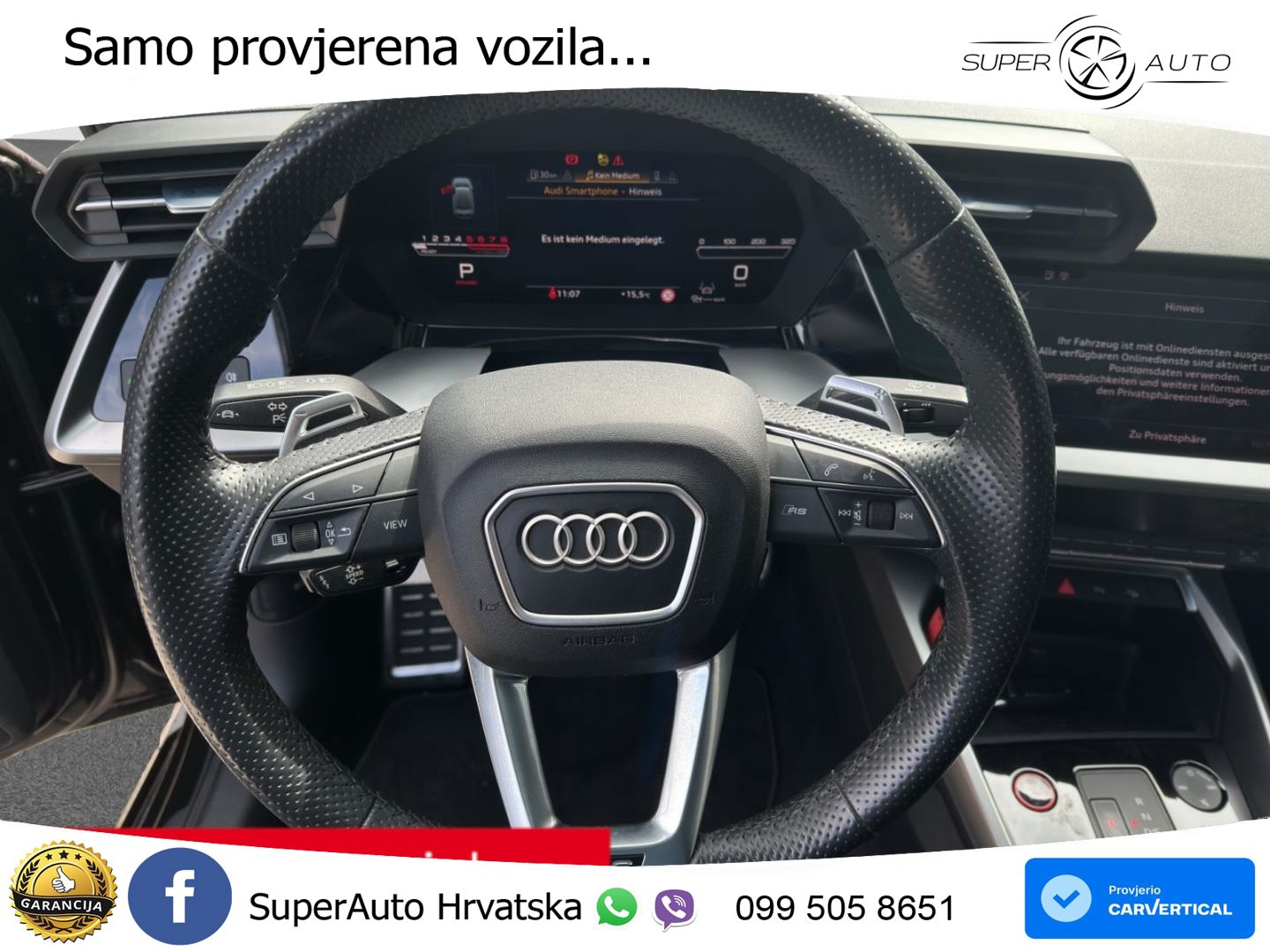 Audi RS3 Sedan 2.5 TFSI (400 KS) quattro S tronic LED+GR SJED+ACC