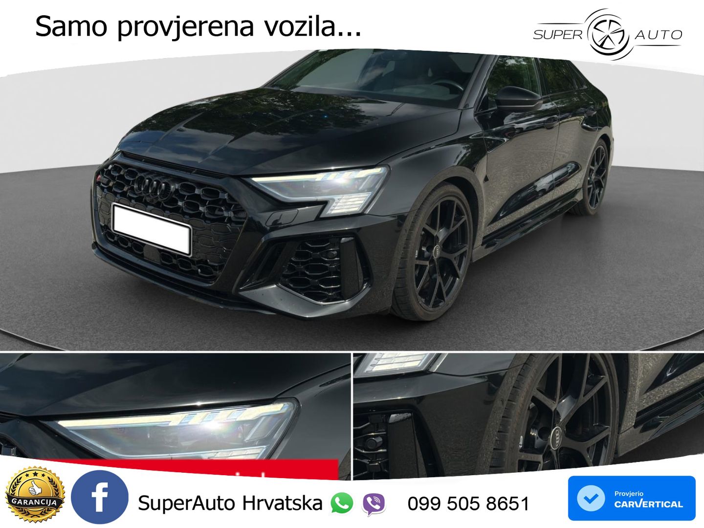 Audi RS3 Sedan 2.5 TFSI (400 KS) quattro S tronic LED+GR SJED+ACC