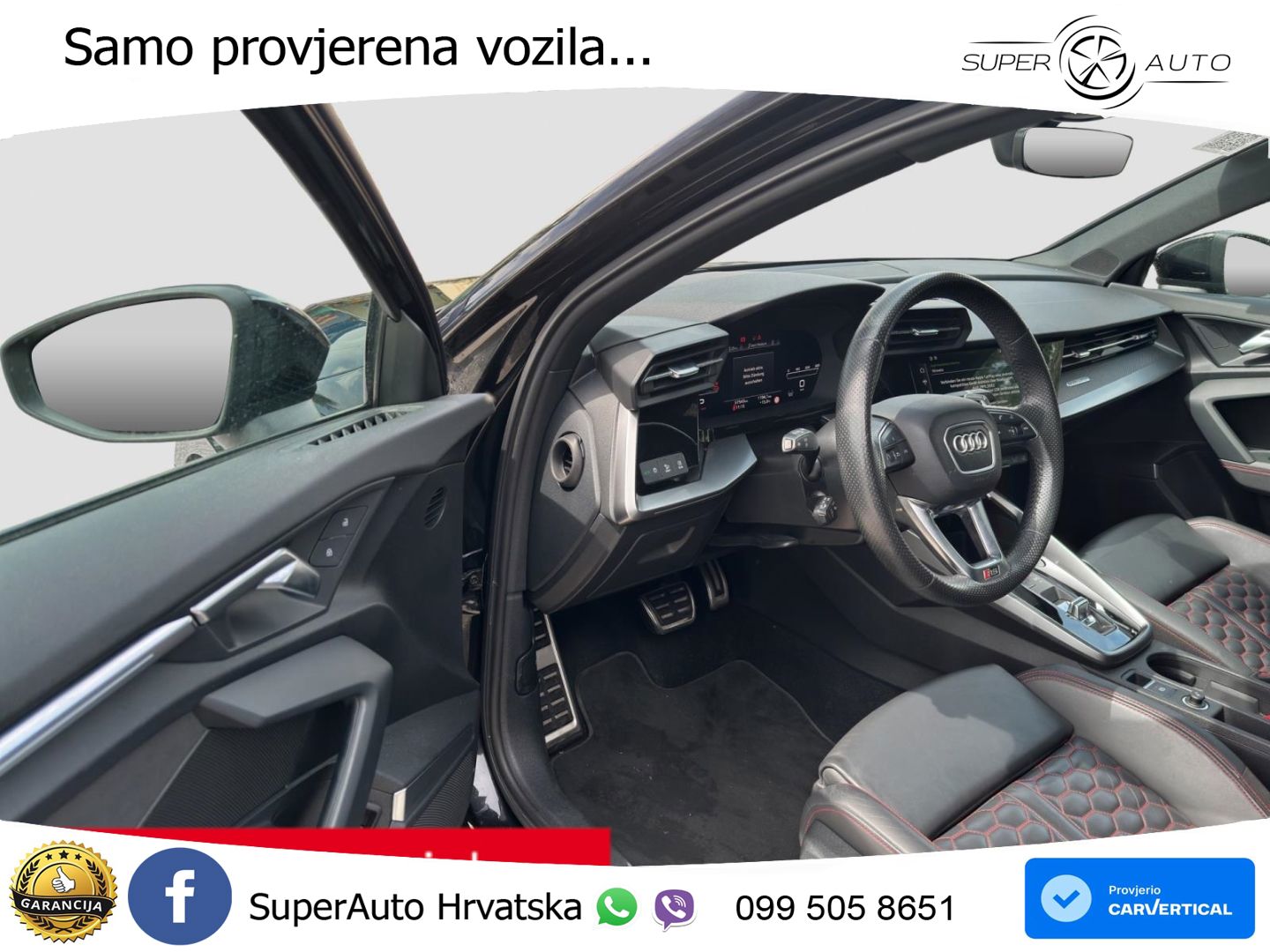 Audi RS3 Sedan 2.5 TFSI (400 KS) quattro S tronic LED+GR SJED+ACC