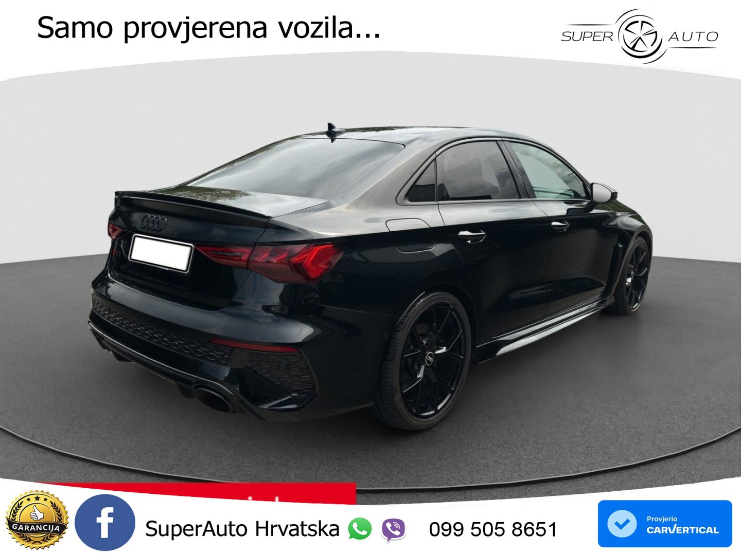 Audi RS3 Sedan 2.5 TFSI (400 KS) quattro S tronic LED+GR SJED+ACC