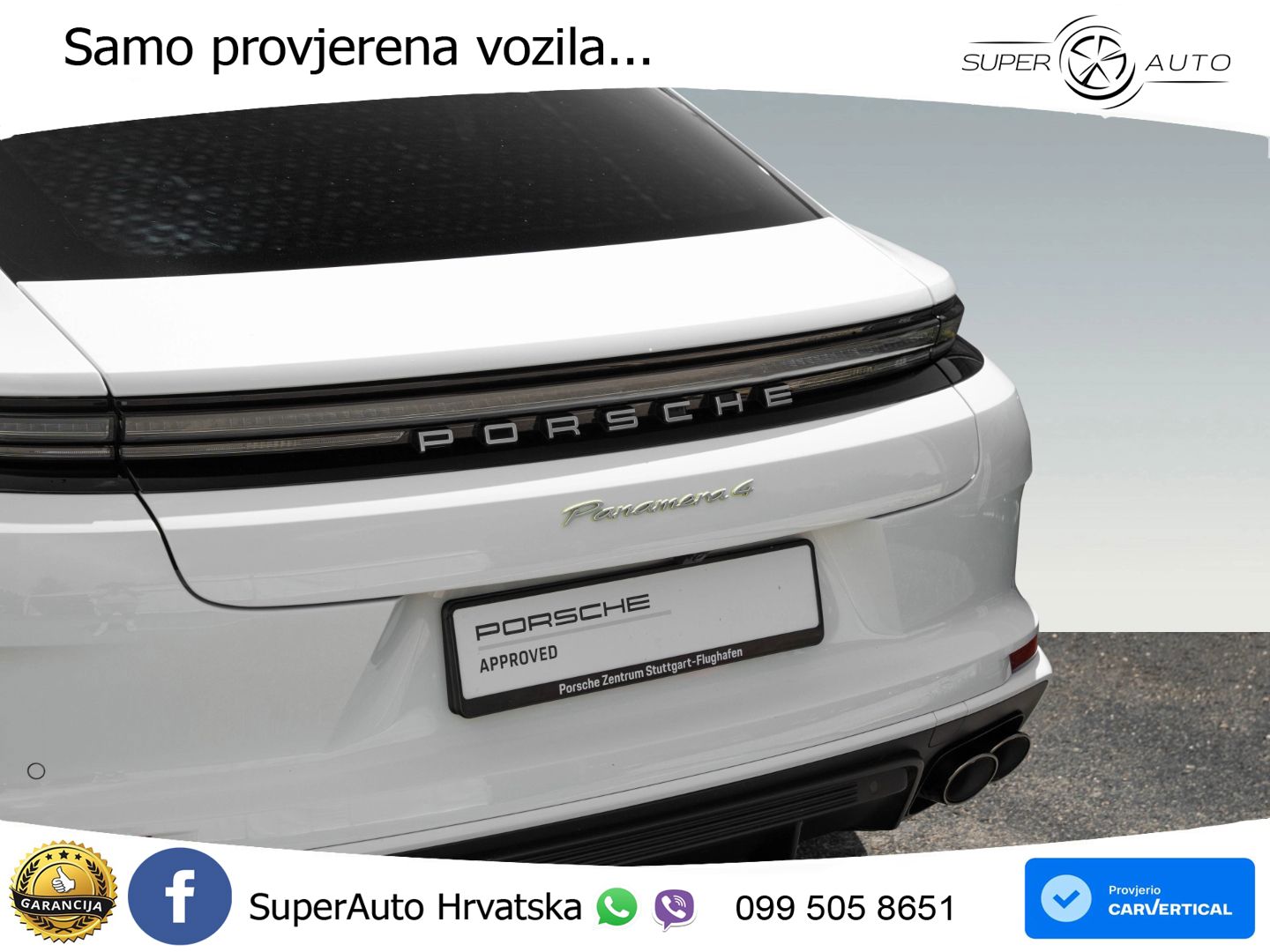 Porsche Panamera 4 2.9 V6 (470 KS) E-Hybrid PDK ACC+HEAD+4xGR SJED+360+PANO