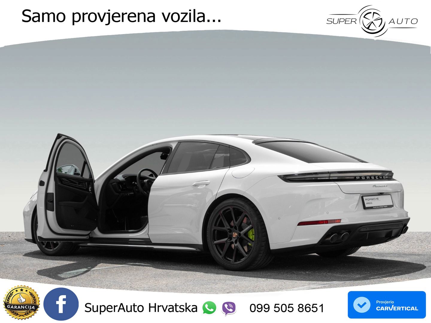 Porsche Panamera 4 2.9 V6 (470 KS) E-Hybrid PDK ACC+HEAD+4xGR SJED+360+PANO