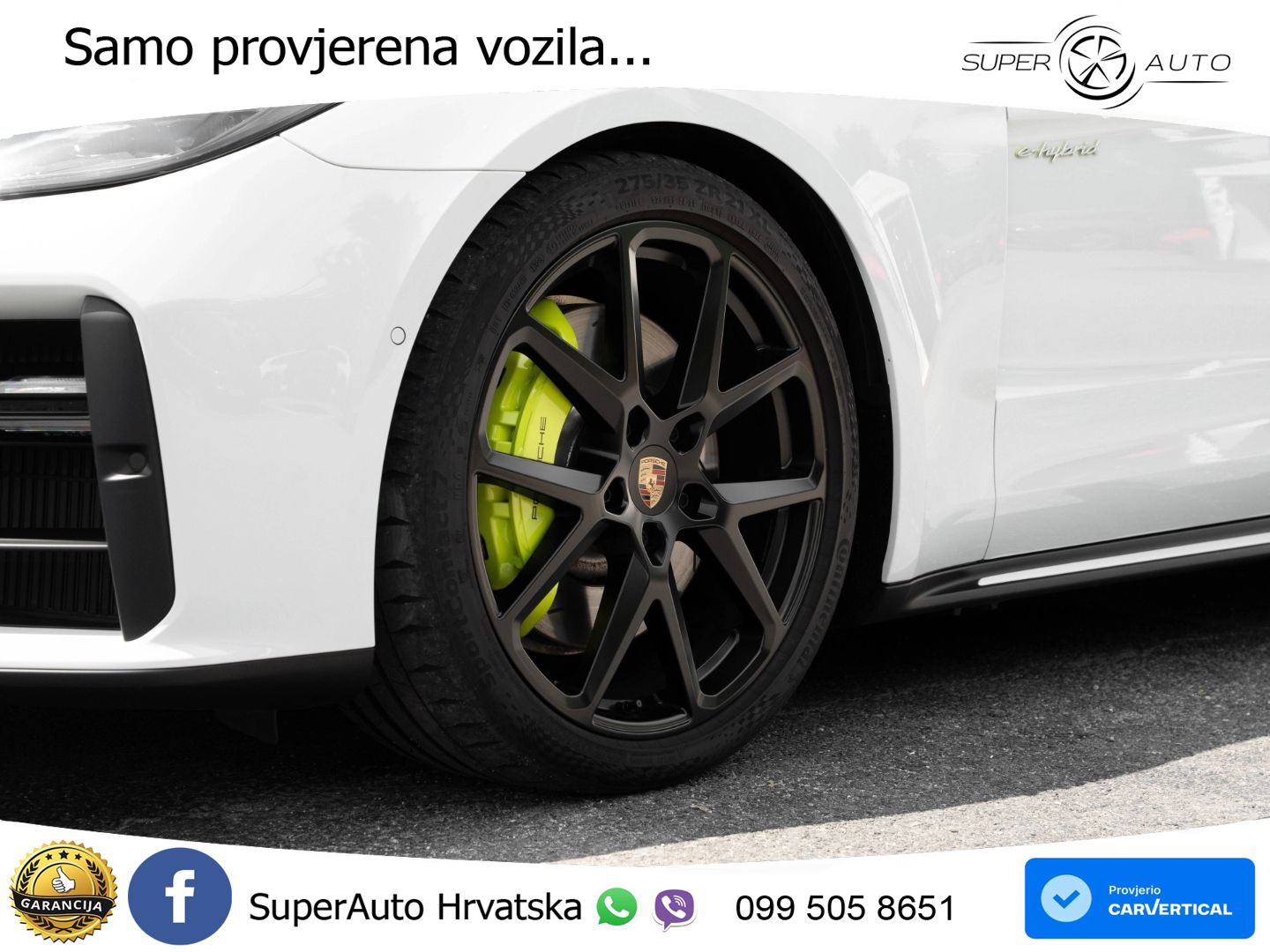 Porsche Panamera 4 2.9 V6 (470 KS) E-Hybrid PDK ACC+HEAD+4xGR SJED+360+PANO