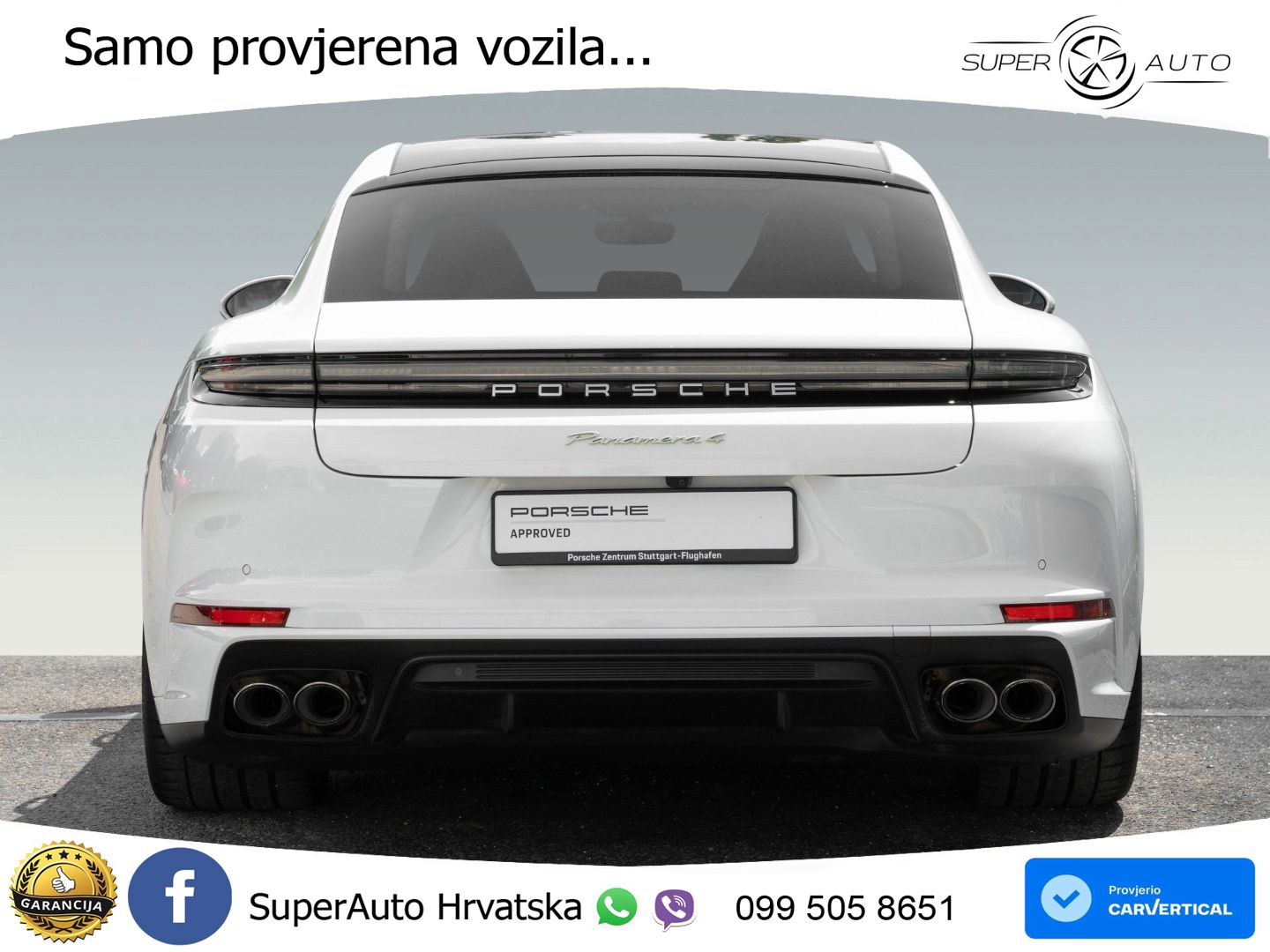Porsche Panamera 4 2.9 V6 (470 KS) E-Hybrid PDK ACC+HEAD+4xGR SJED+360+PANO