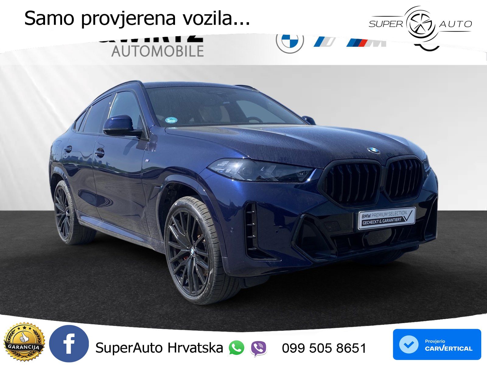 BMW X6 30d (298 KS) xDrive Steptronic M Sport LED+GR SJED+ACC