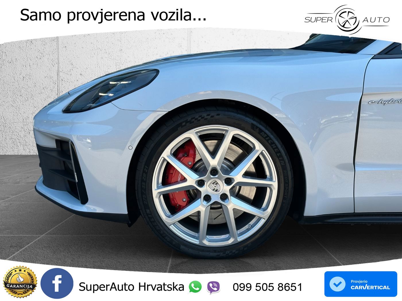 Porsche Panamera 4S 2.9 V6 (544 KS) E-Hybrid PDK LED+GR SJED+ACC