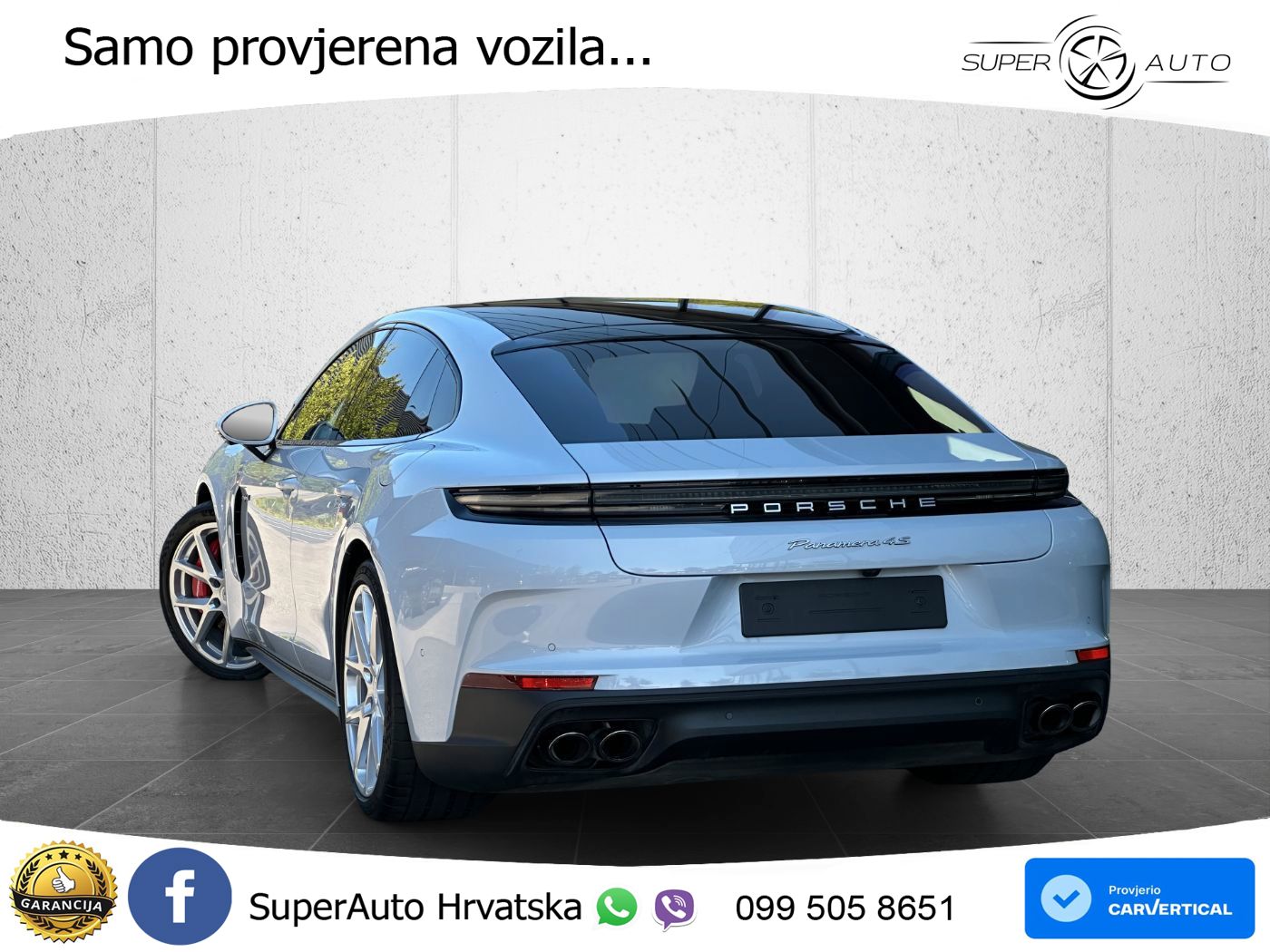 Porsche Panamera 4S 2.9 V6 (544 KS) E-Hybrid PDK LED+GR SJED+ACC