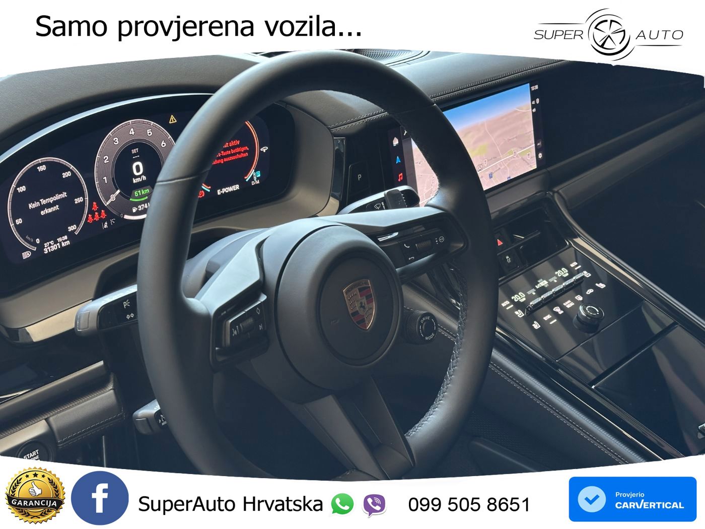 Porsche Panamera 4S 2.9 V6 (544 KS) E-Hybrid PDK LED+GR SJED+ACC