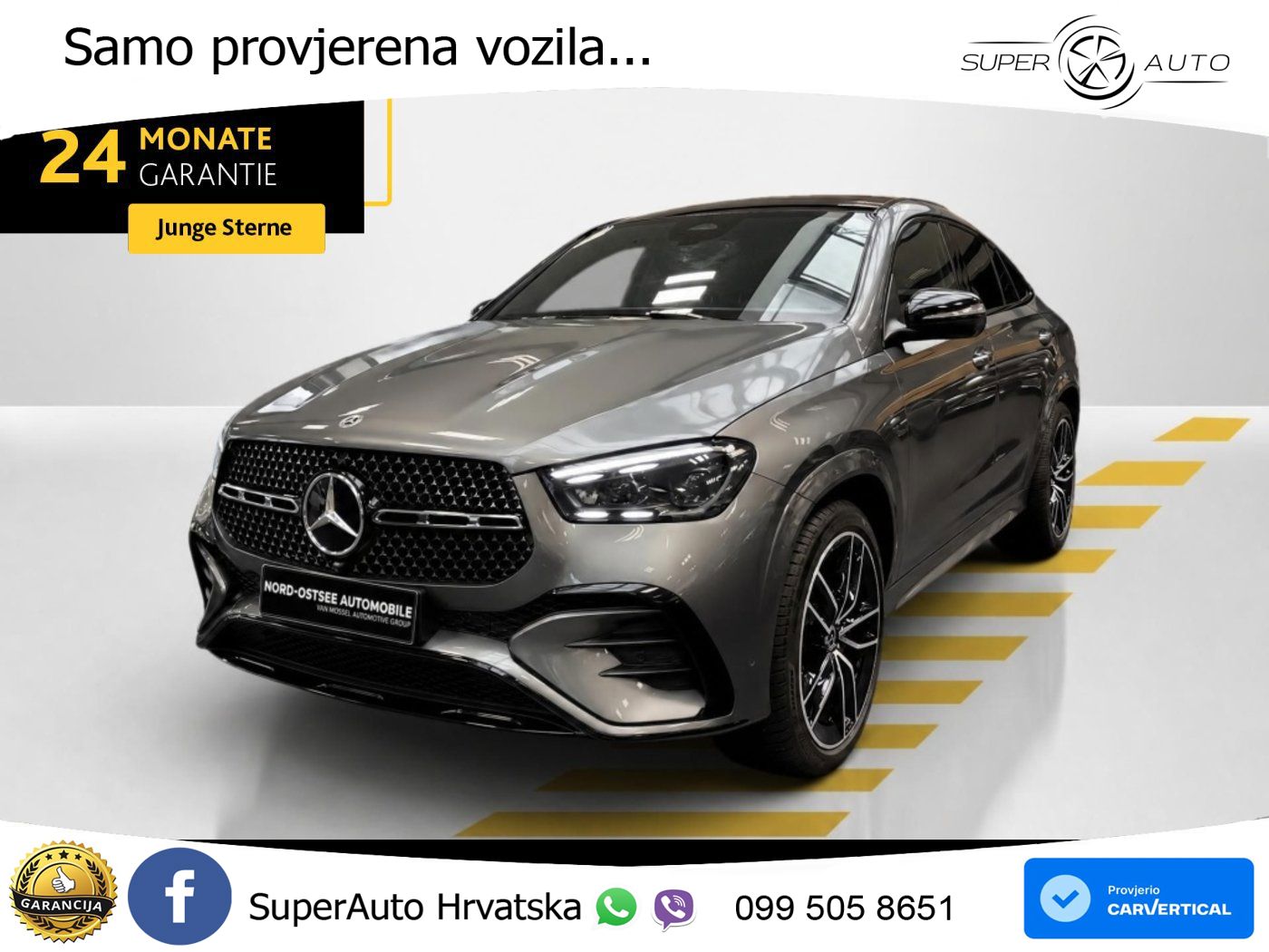 Mercedes GLE Coupe 450d (367 KS) EQ Boost 4MATIC 9G-TRONIC AMG LED+GR SJED+ACC