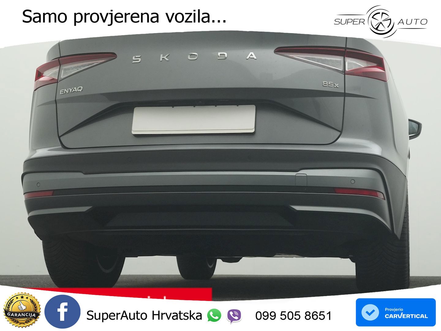 Škoda Enyaq iV 85x 82 kWh (286 KS) AWD