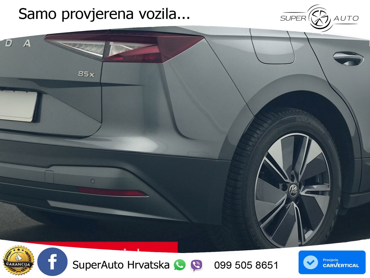 Škoda Enyaq iV 85x 82 kWh (286 KS) AWD