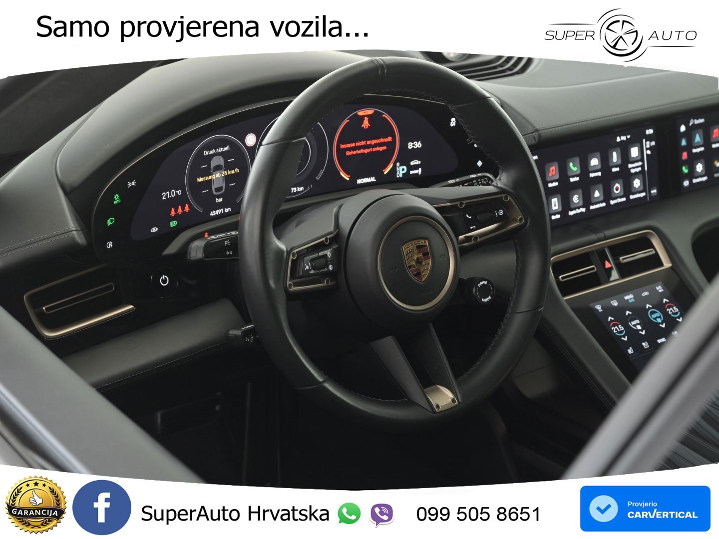 Porsche Taycan Cross Turismo Turbo S 93.4 kWh (761 KS)