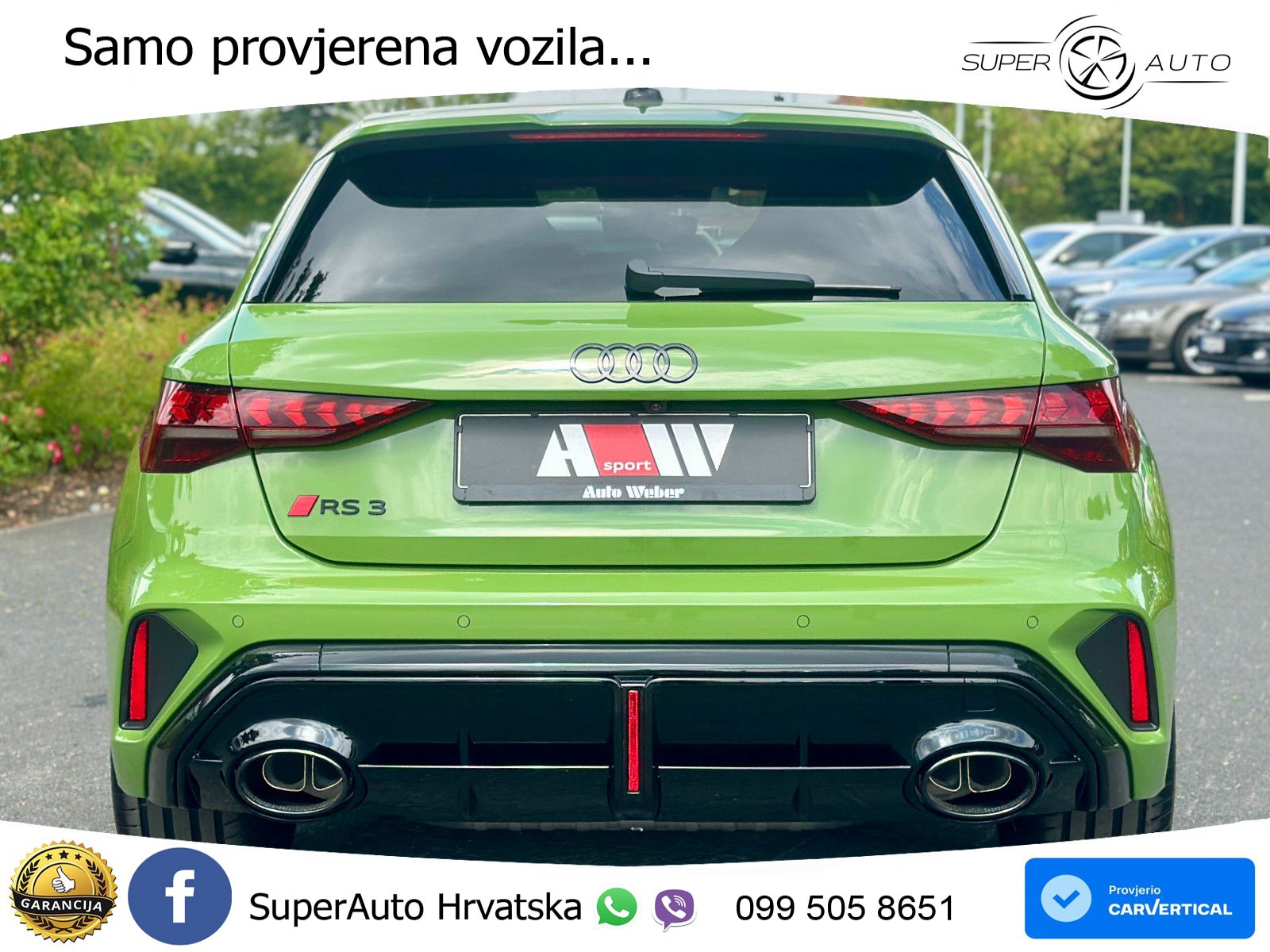 Audi RS3 Sedan 2.5 TFSI (400 KS) quattro S tronic LED+GR SJED+ACC