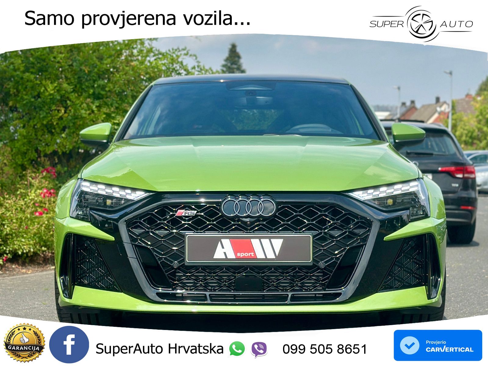 Audi RS3 Sedan 2.5 TFSI (400 KS) quattro S tronic LED+GR SJED+ACC