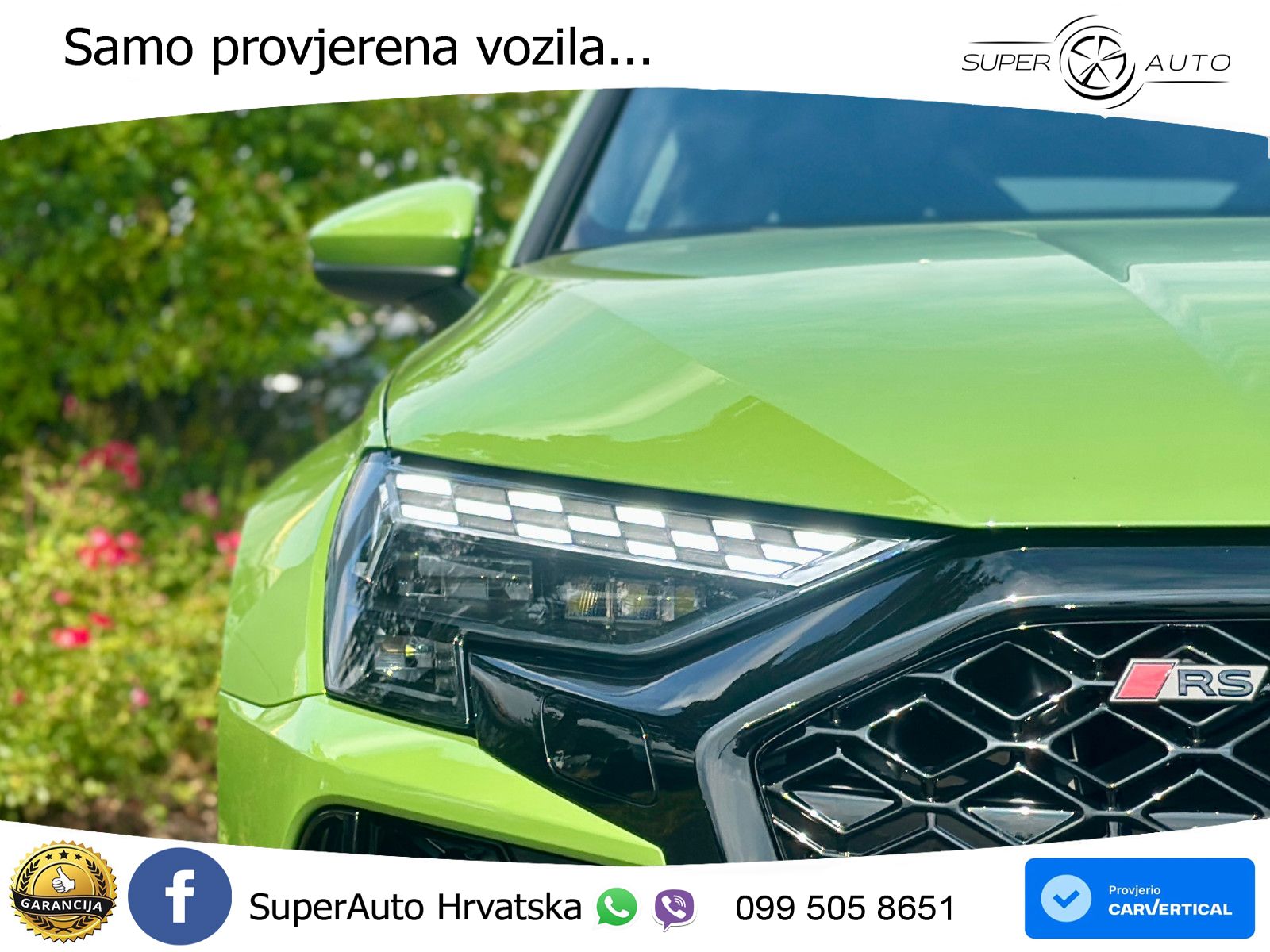 Audi RS3 Sedan 2.5 TFSI (400 KS) quattro S tronic LED+GR SJED+ACC