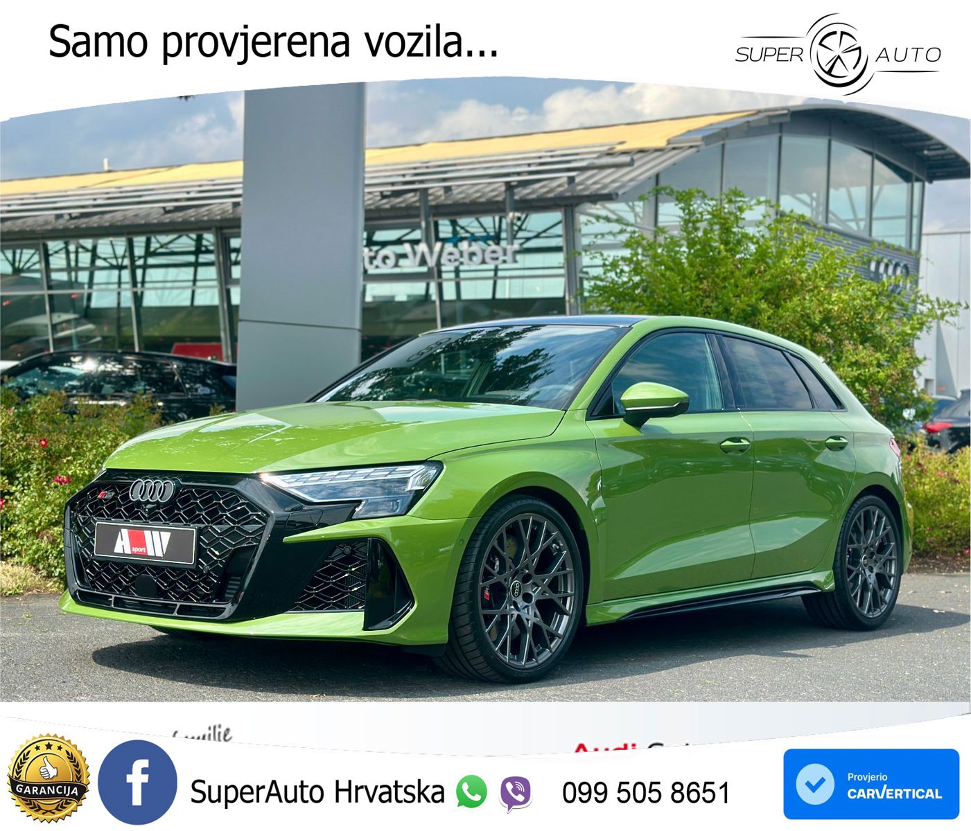 Audi RS3 Sedan 2.5 TFSI (400 KS) quattro S tronic LED+GR SJED+ACC