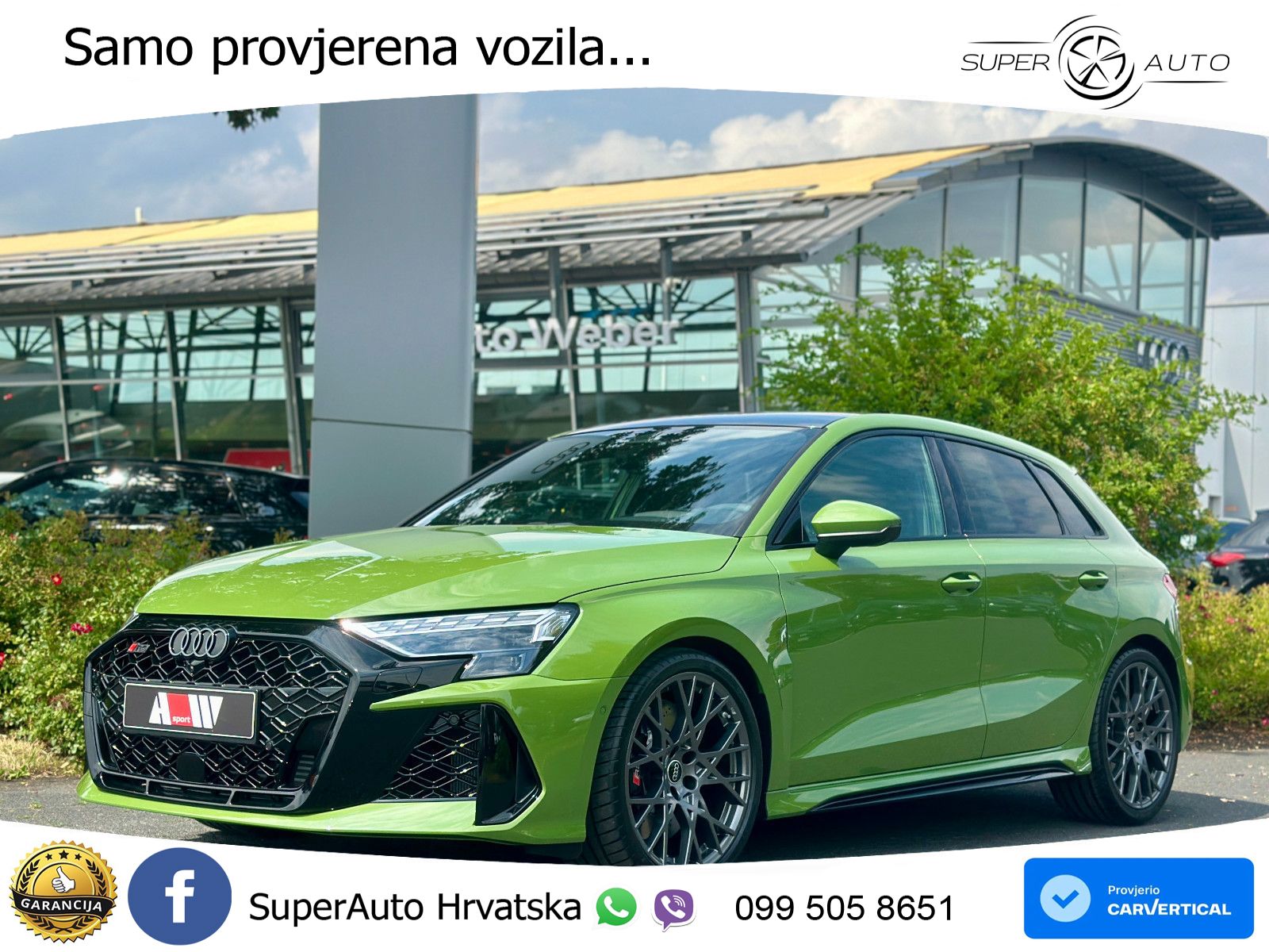 Audi RS3 Sedan 2.5 TFSI (400 KS) quattro S tronic LED+GR SJED+ACC