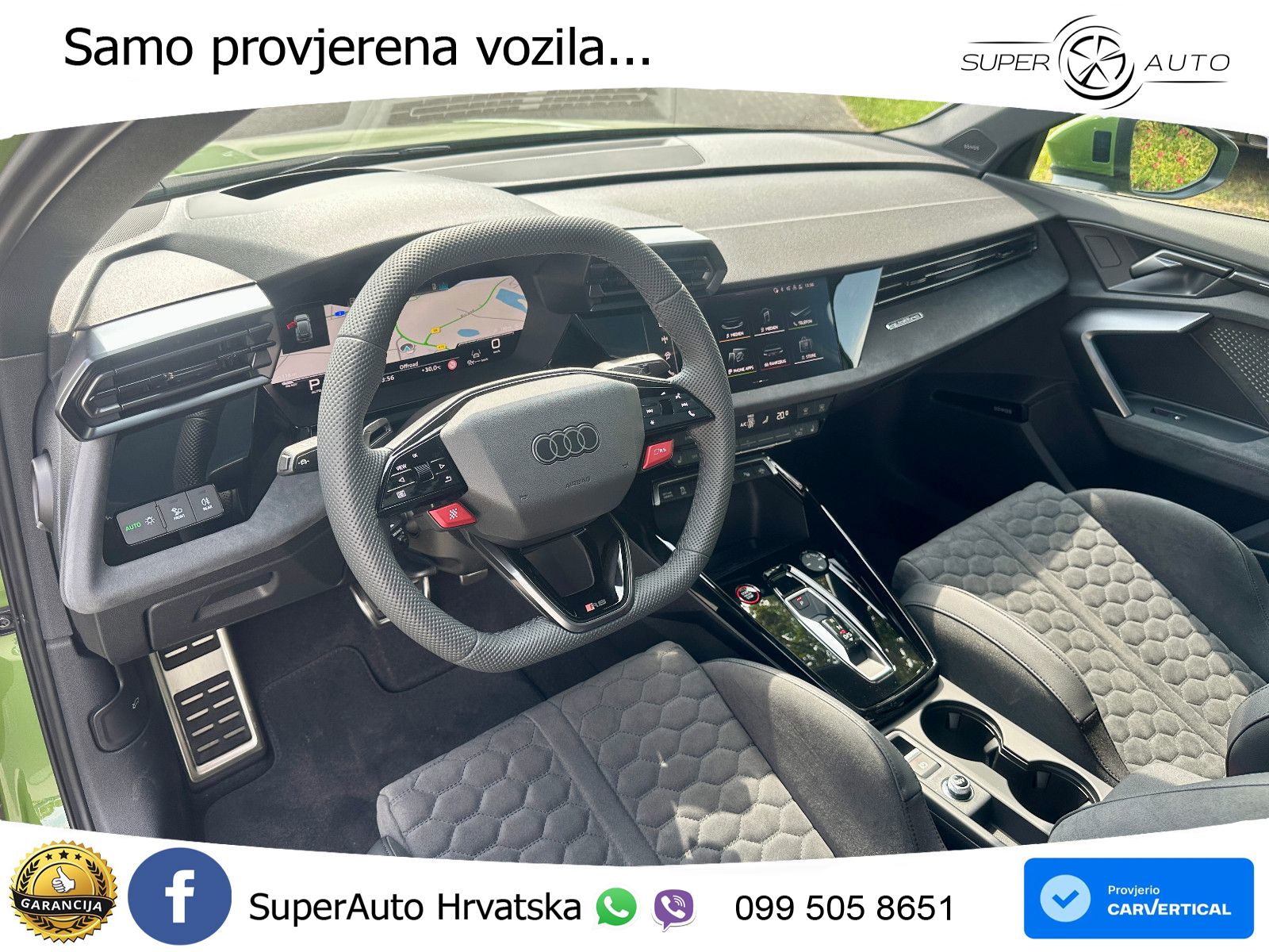 Audi RS3 Sedan 2.5 TFSI (400 KS) quattro S tronic LED+GR SJED+ACC