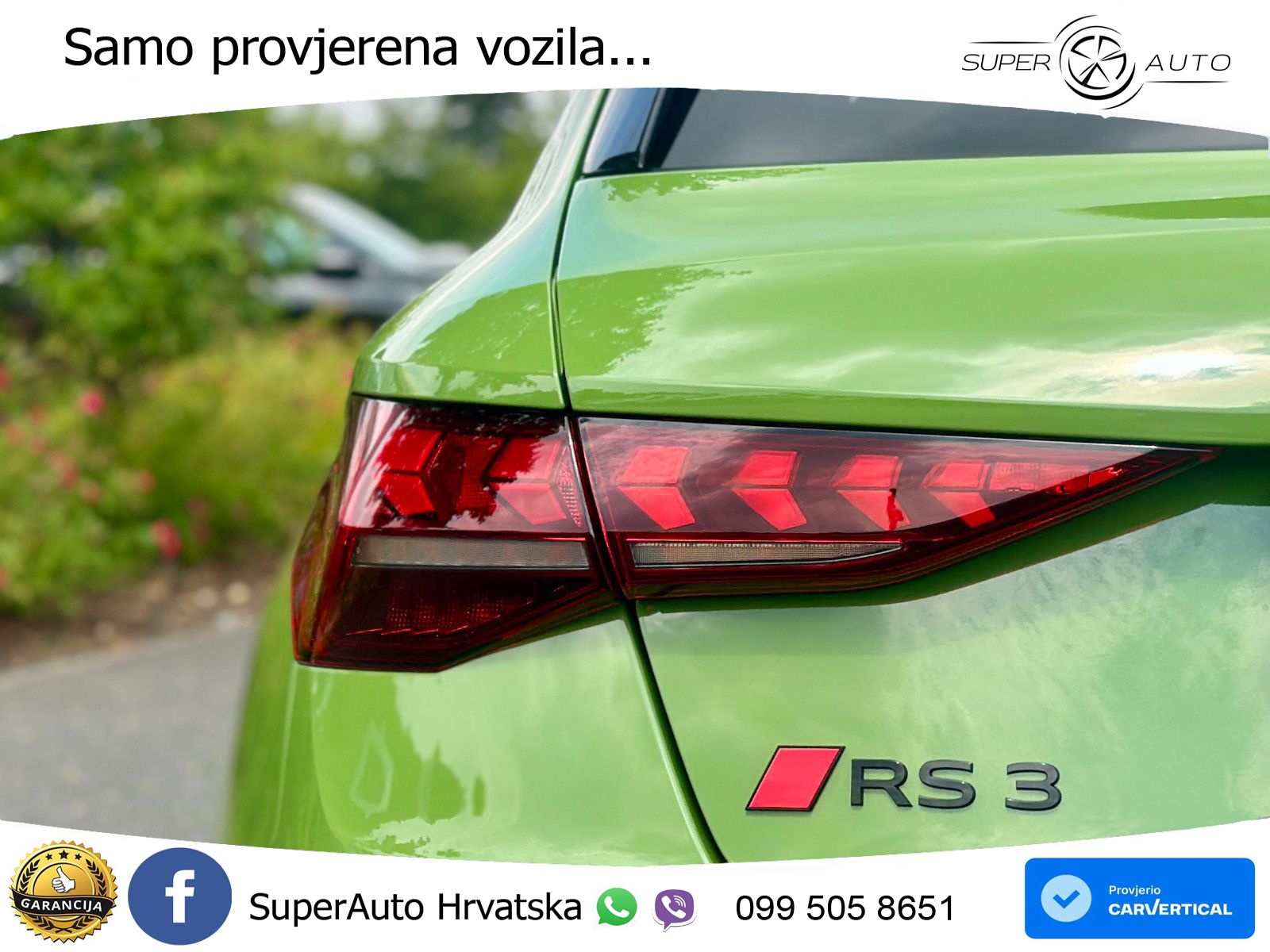 Audi RS3 Sedan 2.5 TFSI (400 KS) quattro S tronic LED+GR SJED+ACC