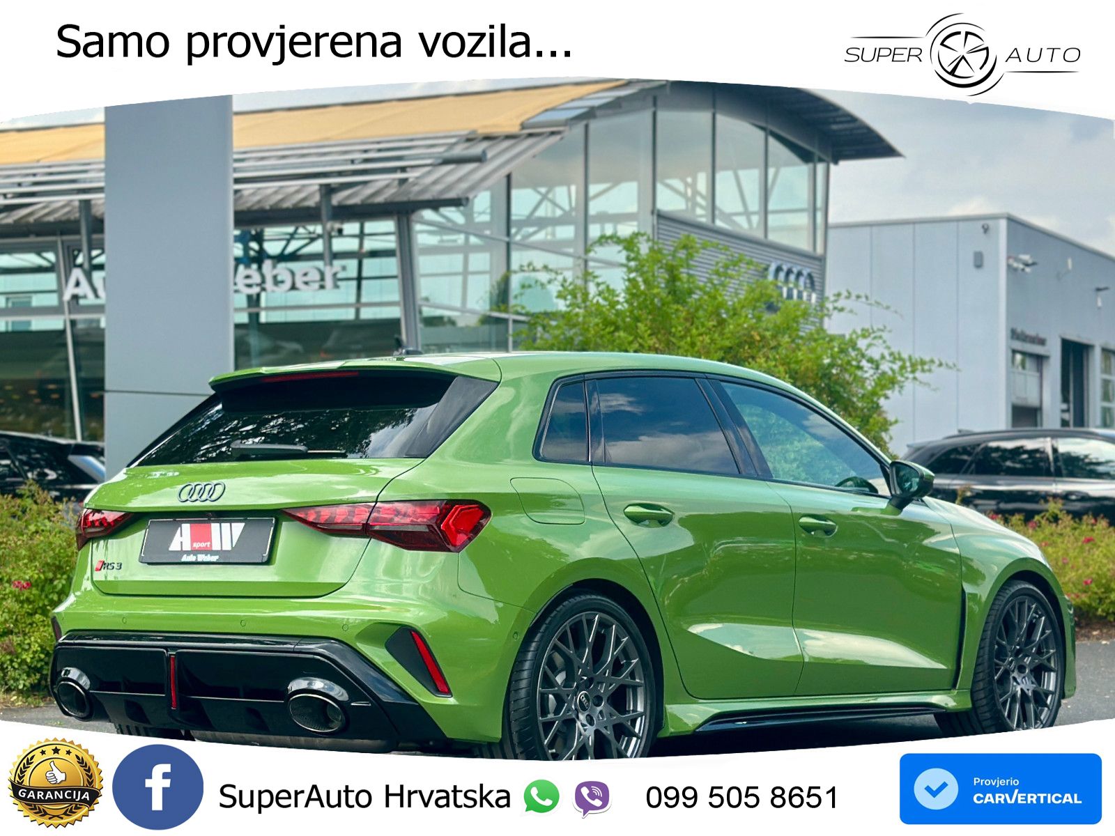 Audi RS3 Sedan 2.5 TFSI (400 KS) quattro S tronic LED+GR SJED+ACC