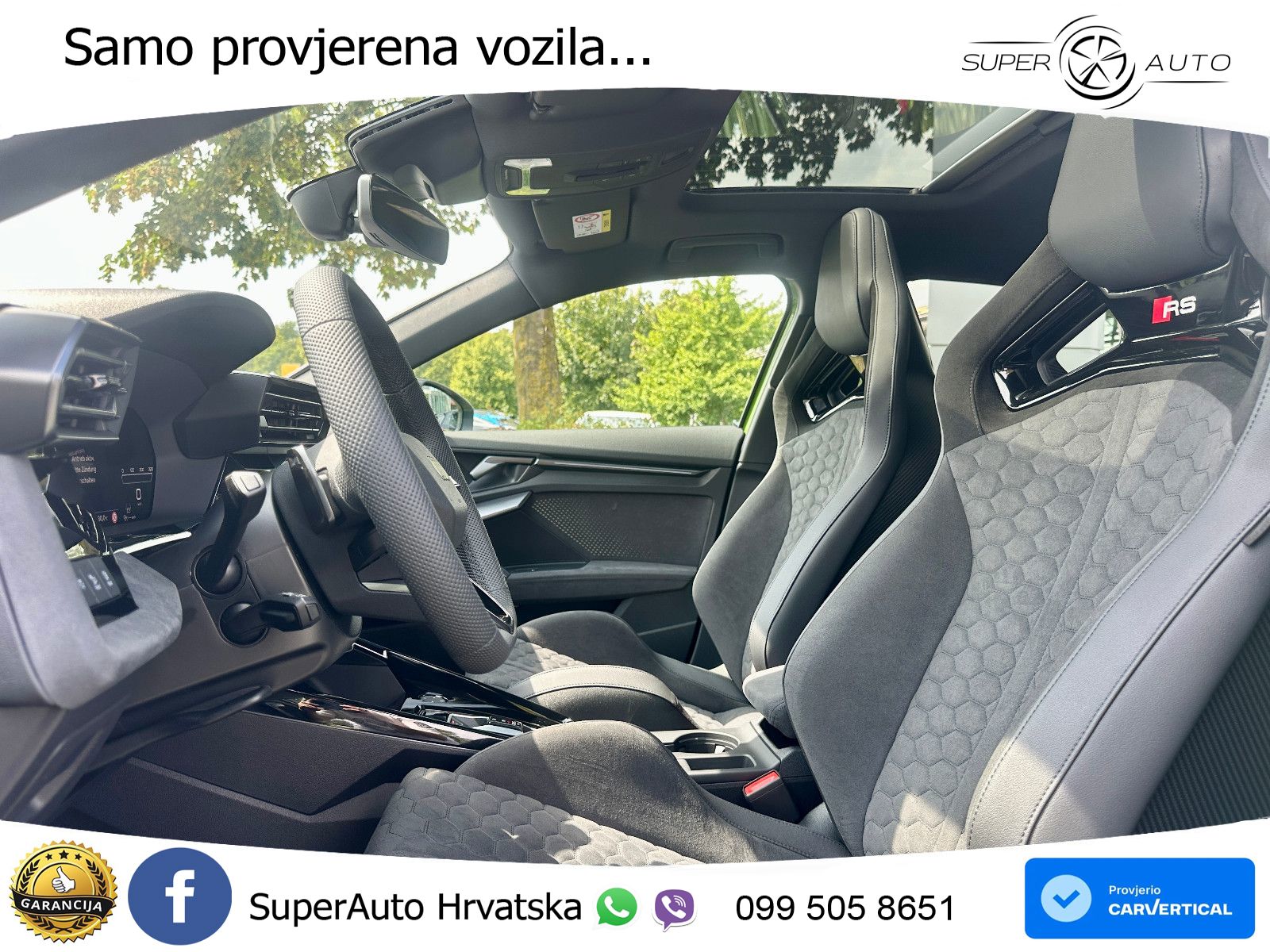 Audi RS3 Sedan 2.5 TFSI (400 KS) quattro S tronic LED+GR SJED+ACC