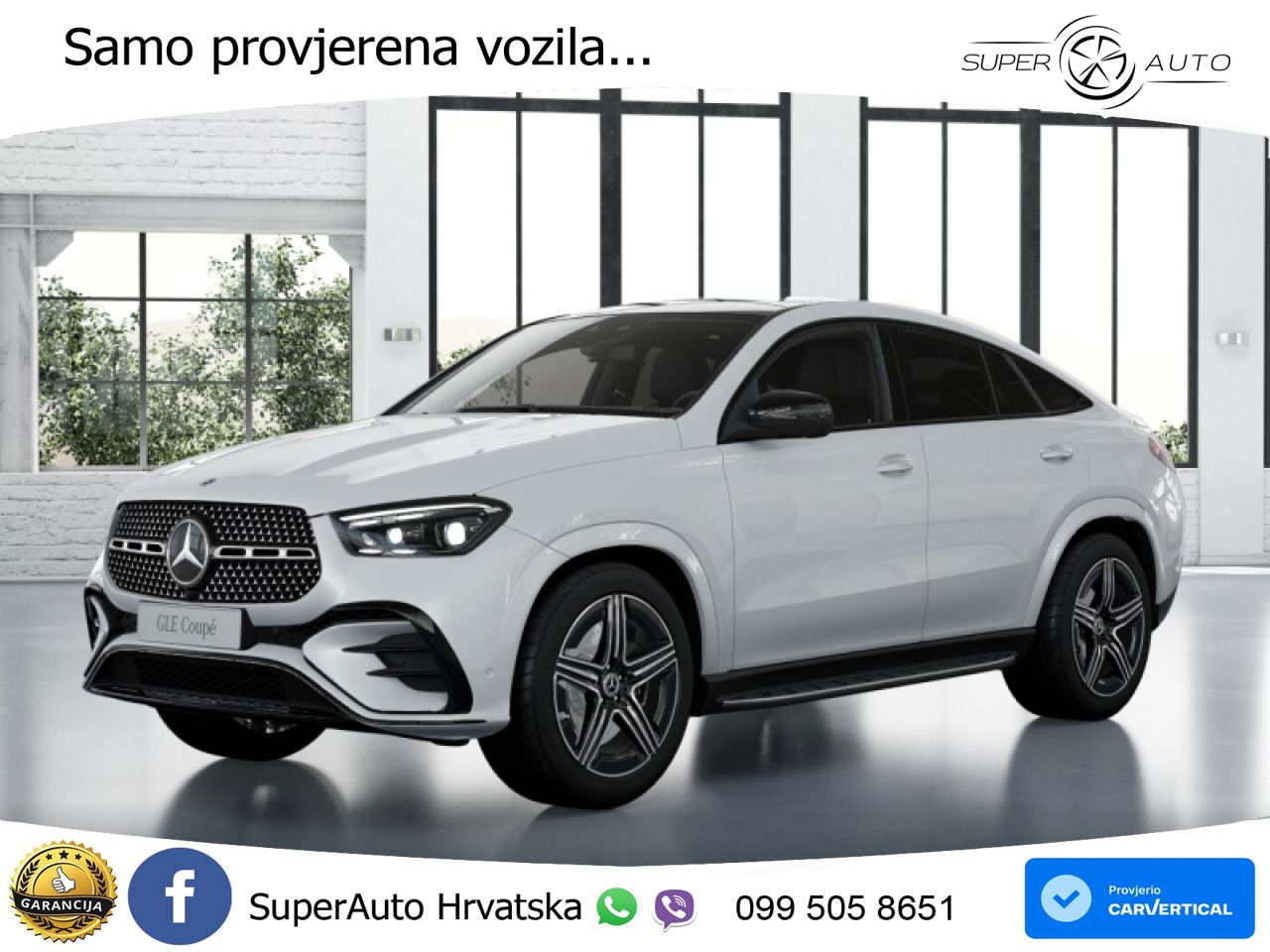 Mercedes GLE Coupe 450d (367 KS) EQ Boost 4MATIC 9G-TRONIC AMG LED+GR SJED+ACC