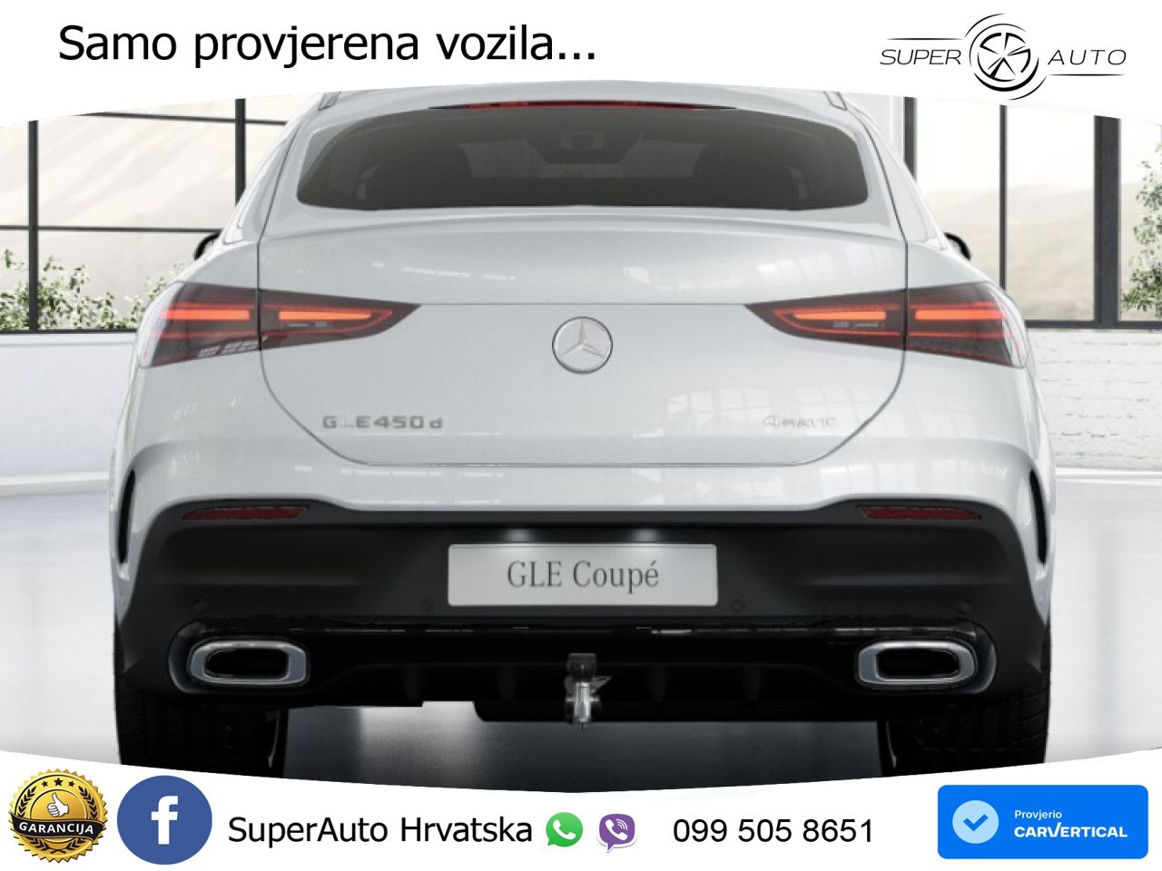 Mercedes GLE Coupe 450d (367 KS) EQ Boost 4MATIC 9G-TRONIC AMG LED+GR SJED+ACC