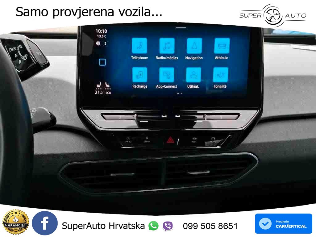 Volkswagen ID.3 Pro Performance 62 kWh (204 KS) LED+GR SJED+ACC