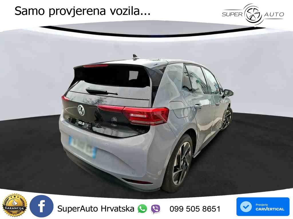 Volkswagen ID.3 Pro Performance 62 kWh (204 KS) LED+GR SJED+ACC