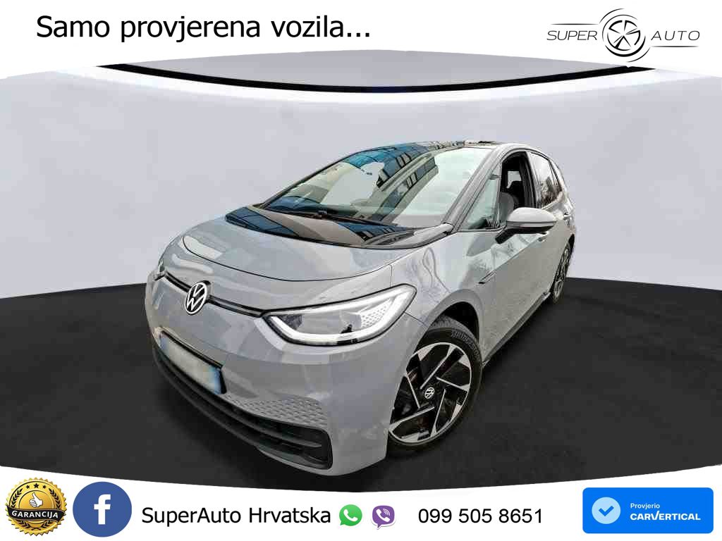 Volkswagen ID.3 Pro Performance 62 kWh (204 KS) LED+GR SJED+ACC