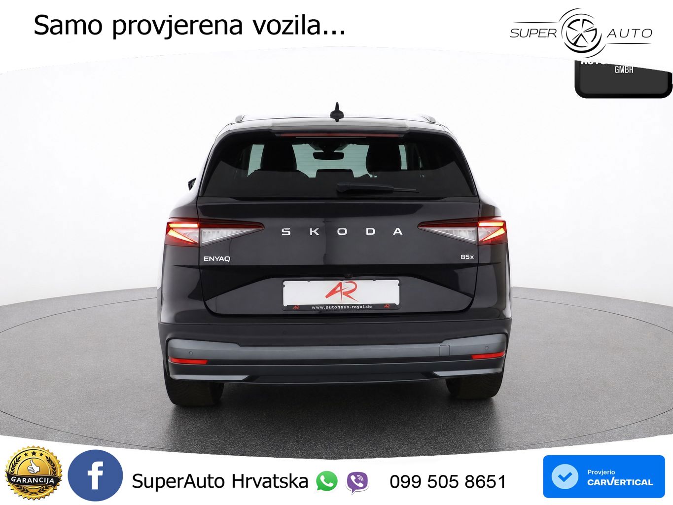 Škoda Enyaq iV 85x 82 kWh (286 KS) AWD