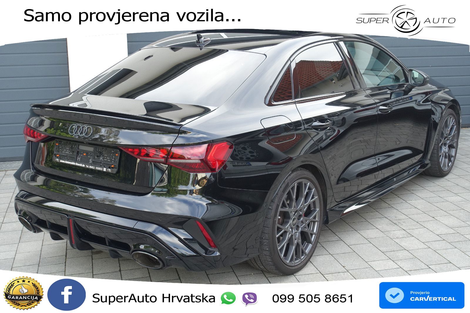 Audi RS3 Sedan 2.5 TFSI (400 KS) quattro S tronic LED+GR SJED+ACC