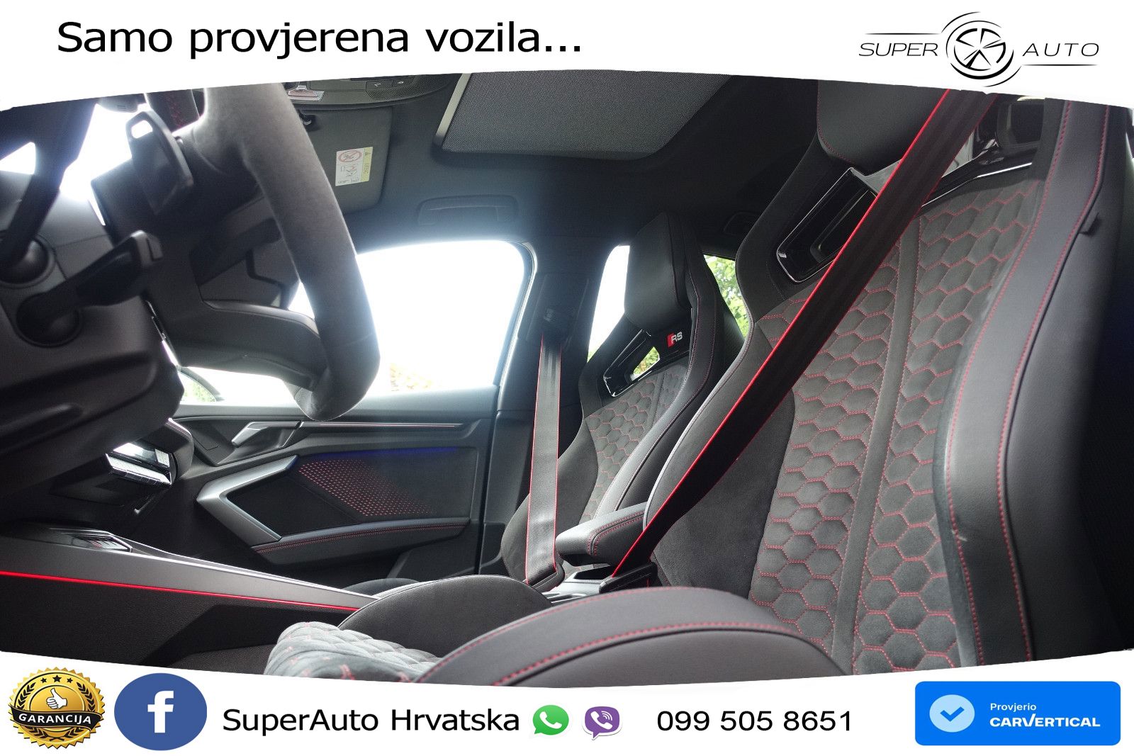 Audi RS3 Sedan 2.5 TFSI (400 KS) quattro S tronic LED+GR SJED+ACC